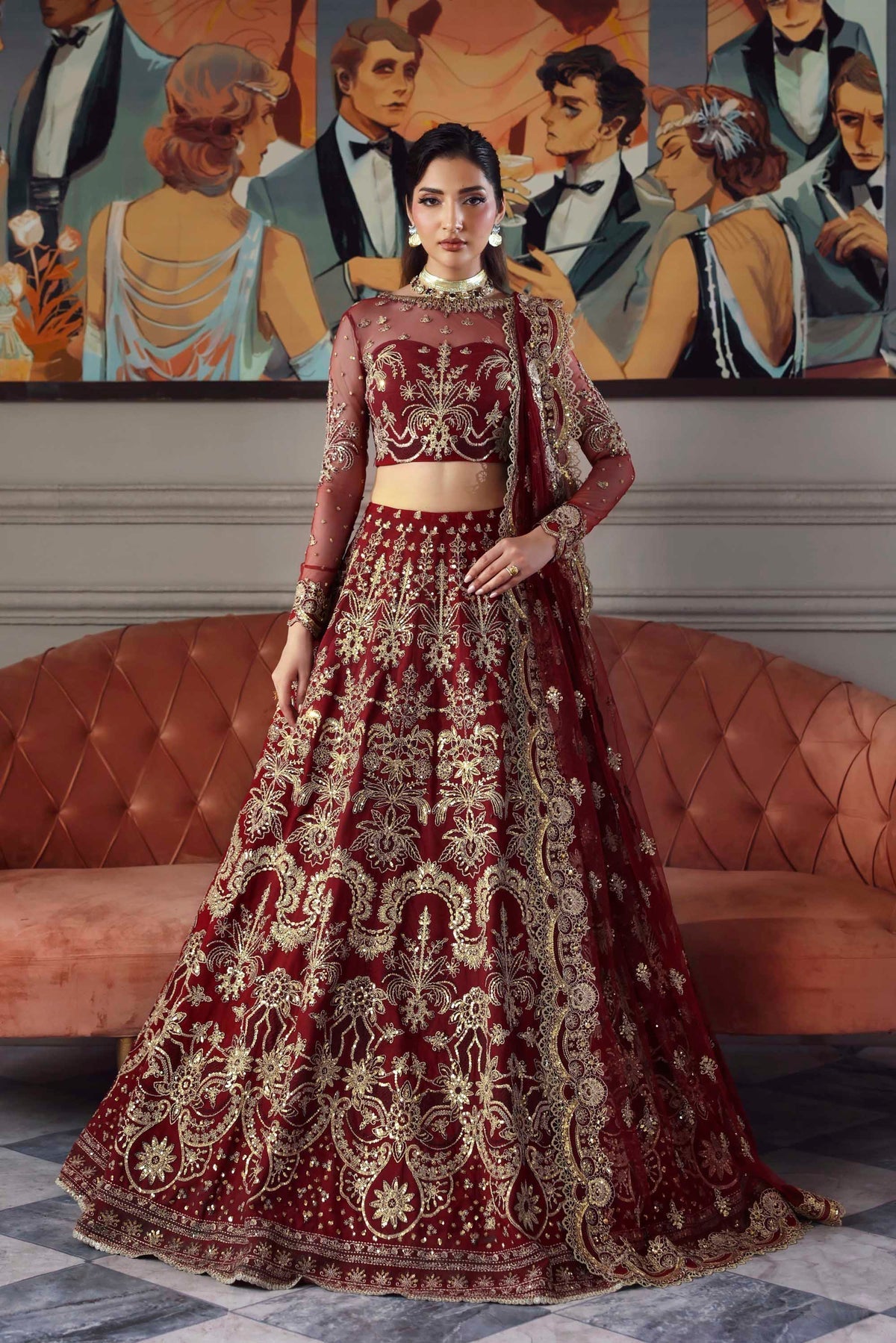 Akbar Aslam | Deewani Wedding Formals | Shahbano - by Libasekhas UK - Registered Vendor of : Akbar Aslam - 100% Original Designer Dress