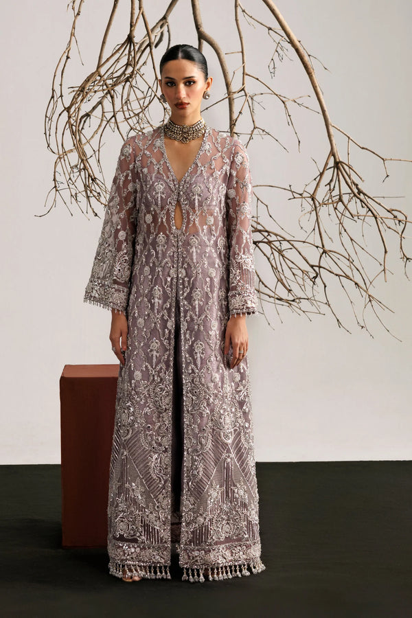Akbar Aslam | Amour | Light purple Gown & Trouser- Lamiz