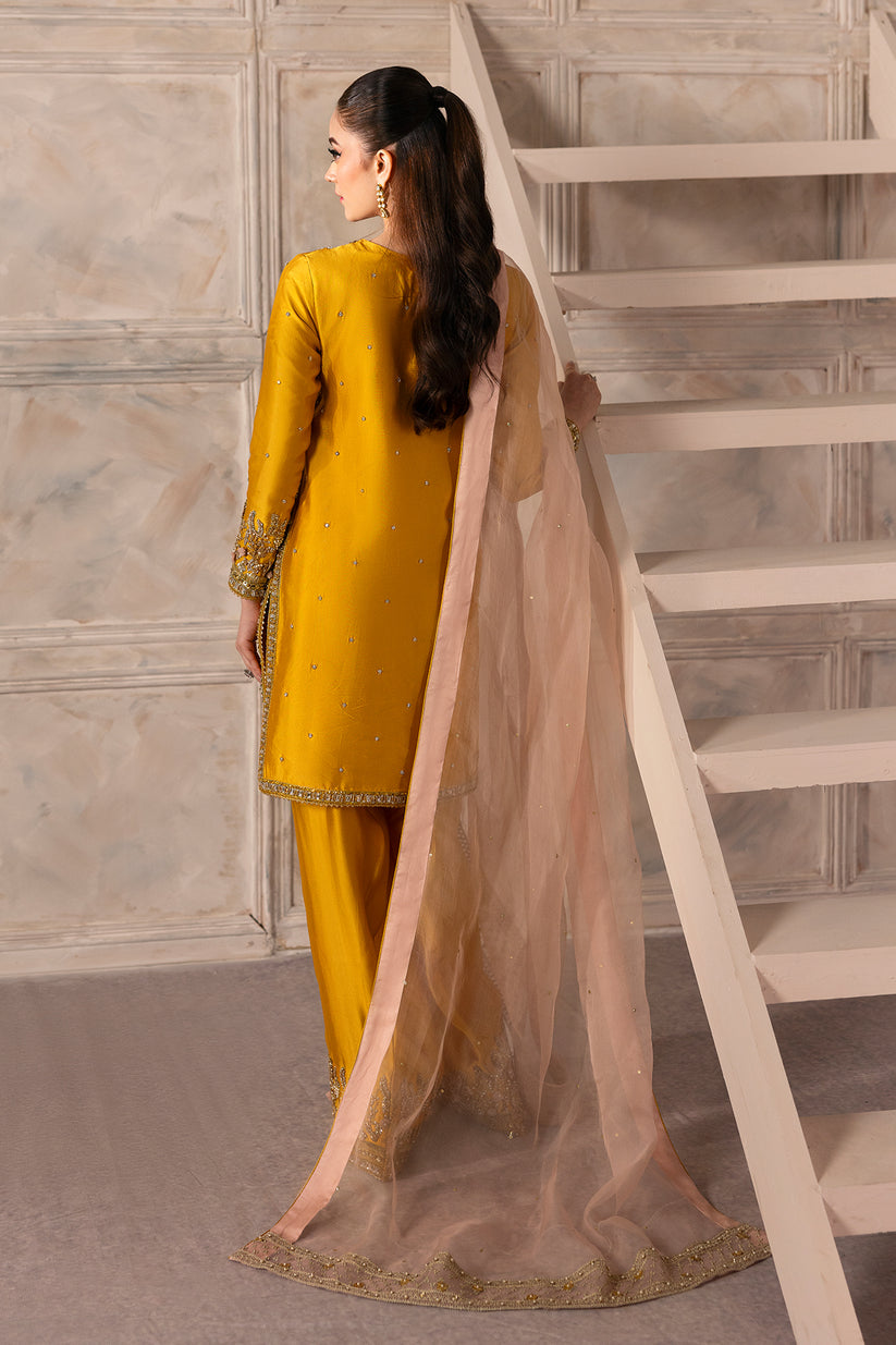 Raja Salahuddin | Love After Love Eid Edit 25 | Dafodil - by Libasekhas UK - Registered Vendor of : Raja Salahuddin - 100% Original Designer Dress