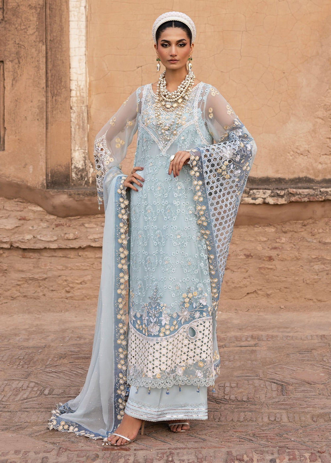 Sardinia | Chiffons Edit | Feroza - by Libasekhas UK - Registered Vendor of : Sardinia - 100% Original Designer Dress