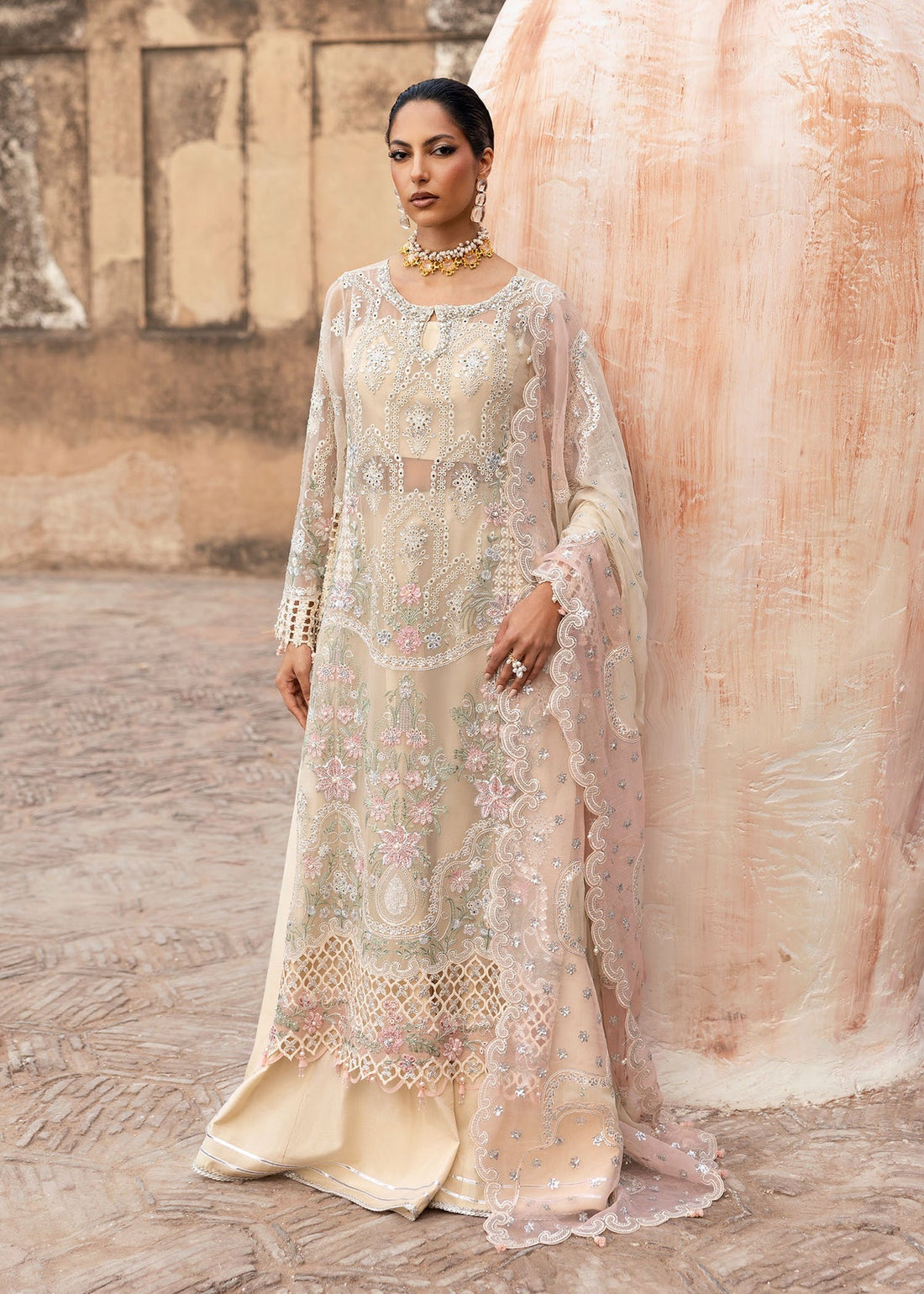 Sardinia | Chiffons Edit | Zohra - by Libasekhas UK - Registered Vendor of : Sardinia - 100% Original Designer Dress