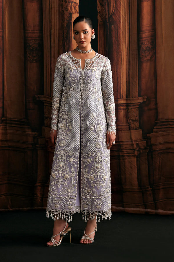 Akbar Aslam | Amour | Lilac Gown & Trouser- Evara