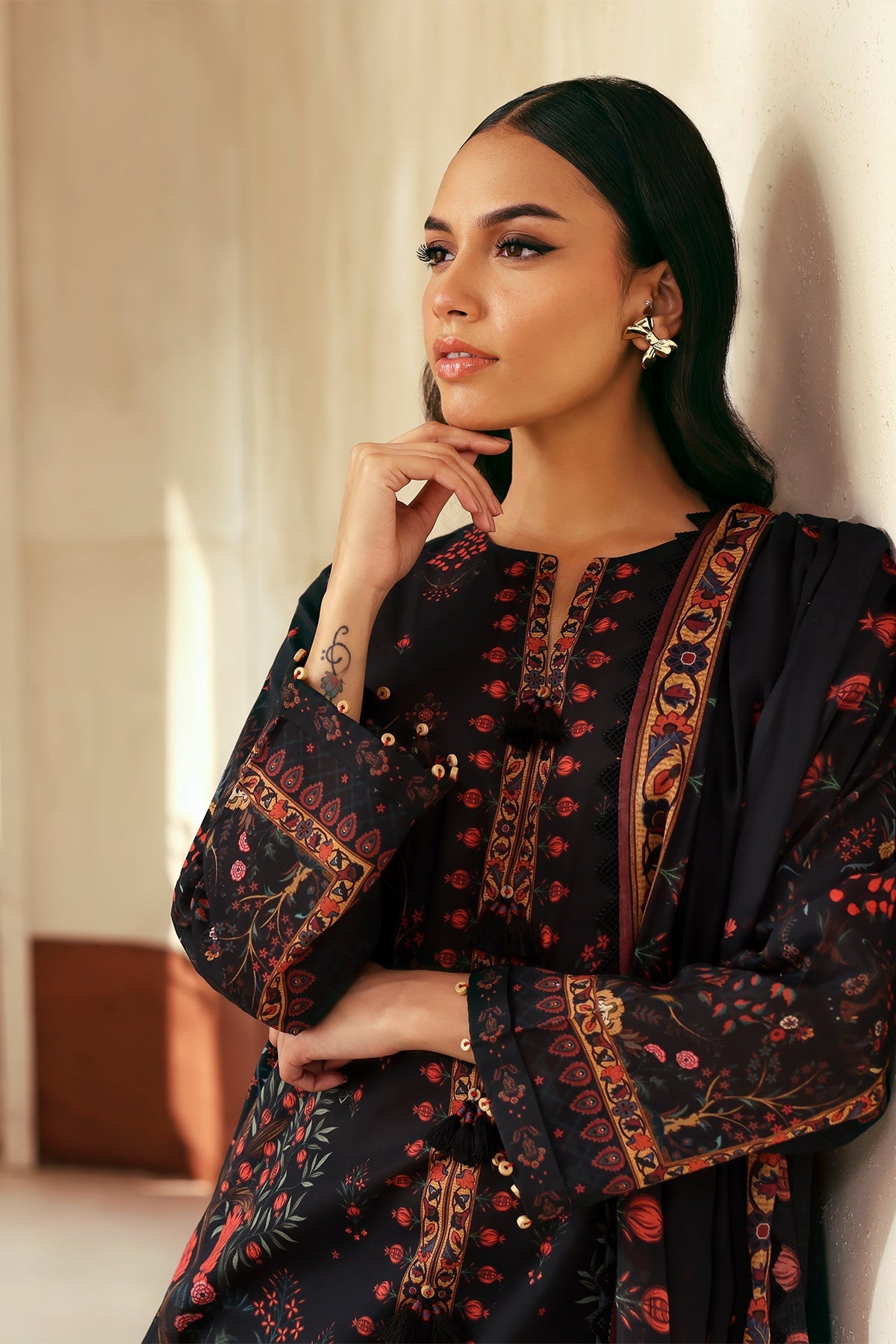 Sahar | Selene 25 | Royal Noir - by - Libasekhas UK - Registered Vendor of : Sahar - 100% Original Designer Dresss