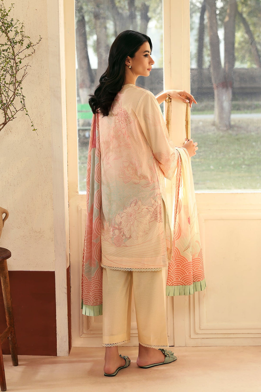 Sahar | Selene 25 | Rosette Reverie - by - Libasekhas UK - Registered Vendor of : Sahar - 100% Original Designer Dresss