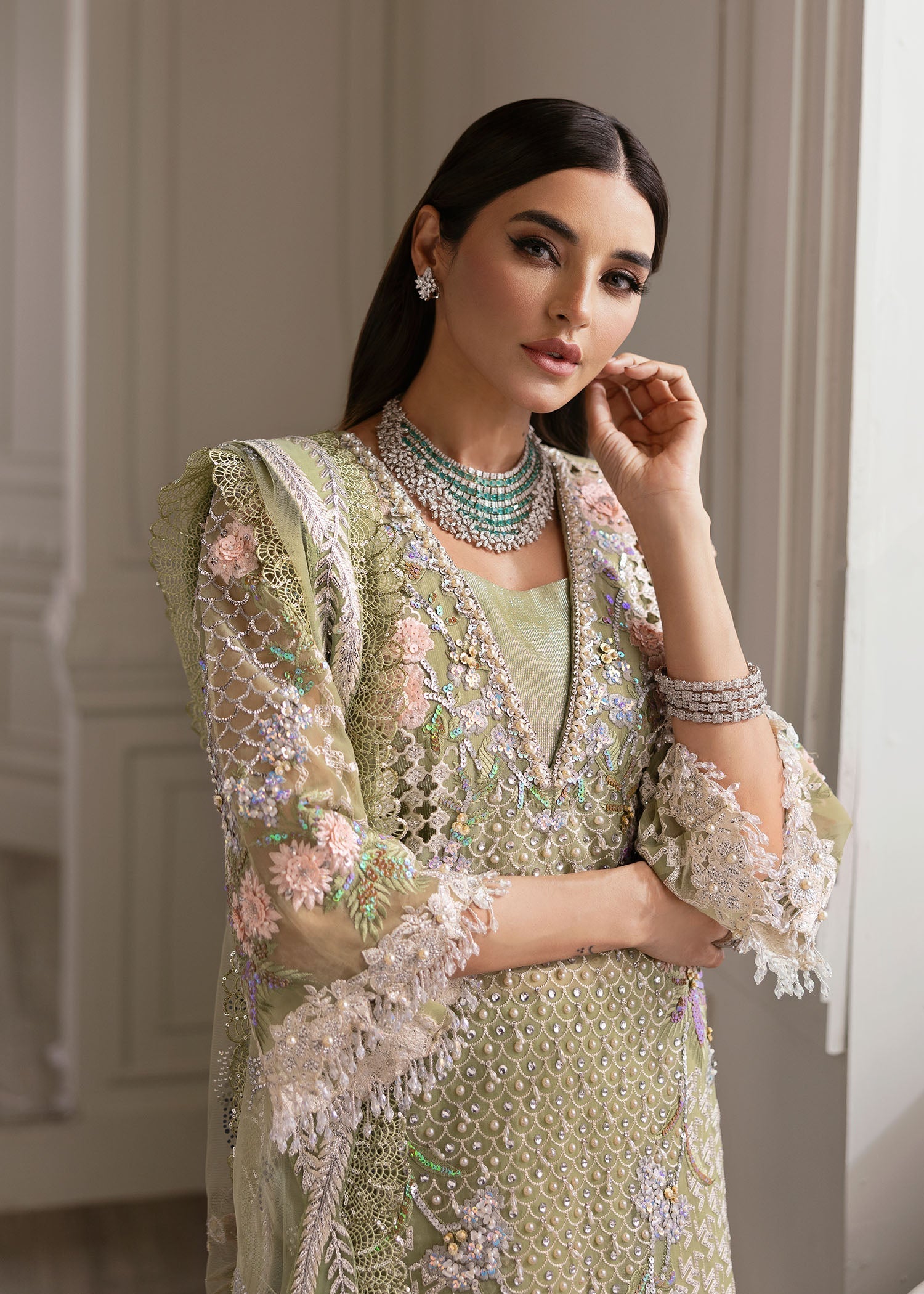 Crimson | A Beautiful Chaos Wedding Collection | Sparkle Cascade - Libasekhas
