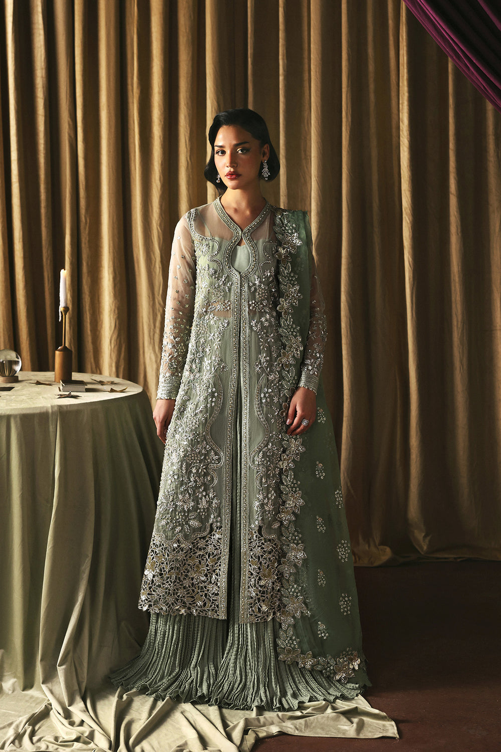 Afrozeh | La Fuchsia 26 | FORTUNE TELLER - by Libasekhas UK - Registered Vendor of : Afrozeh - 100% Original Designer Dress