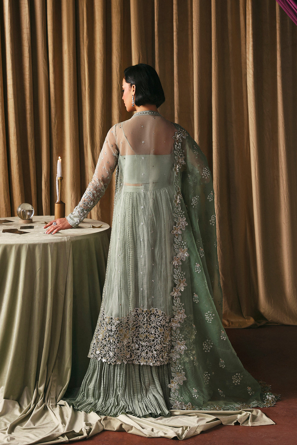 Afrozeh | La Fuchsia 26 | FORTUNE TELLER - by Libasekhas UK - Registered Vendor of : Afrozeh - 100% Original Designer Dress