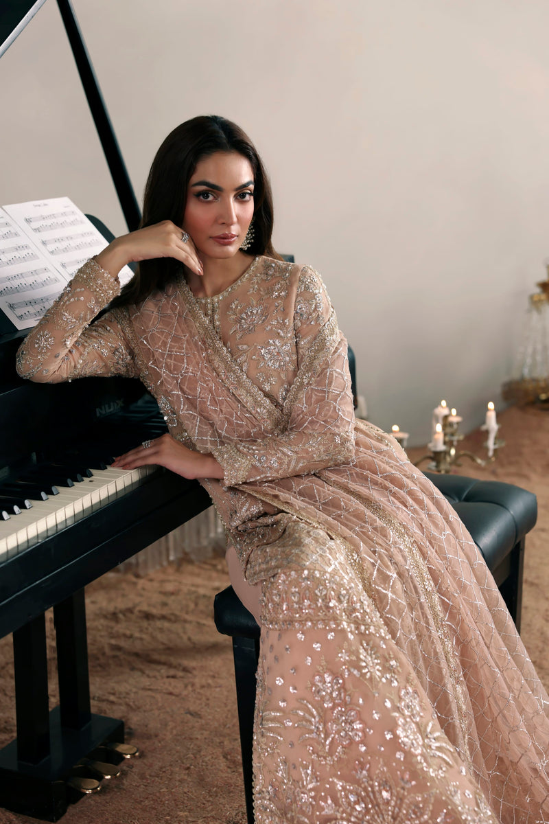Akbar Aslam | Luxury Formals | Elodie - by Libasekhas UK - Registered Vendor of : Akbar Aslam - 100% Original Designer Dress