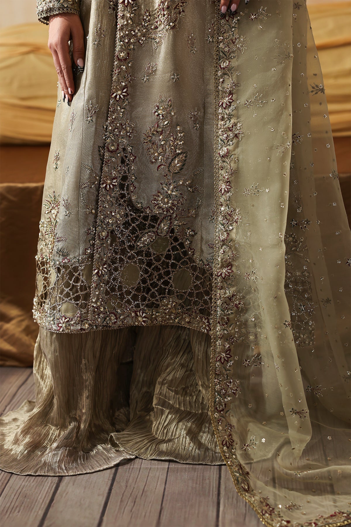 Zarposh | Jahanara Wedding Formals | Areezah - by Libasekhas UK - Registered Vendor of : Zarposh - 100% Original Designer Dress