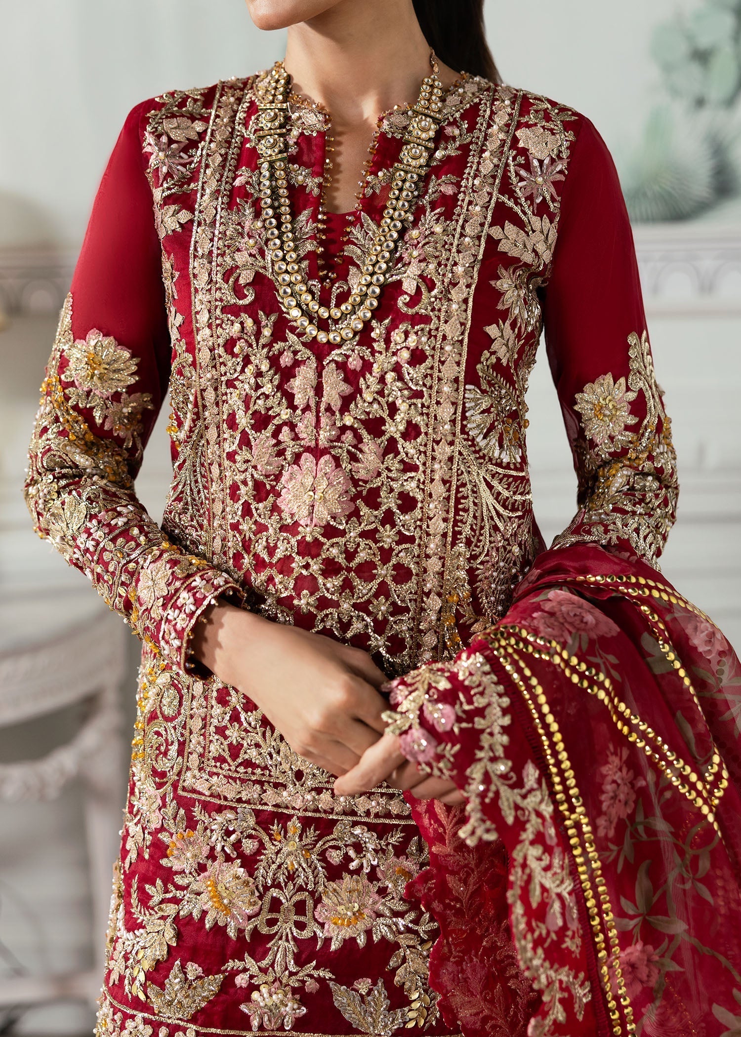 Crimson | A Beautiful Chaos Wedding Collection | Artisan Story - Libasekhas