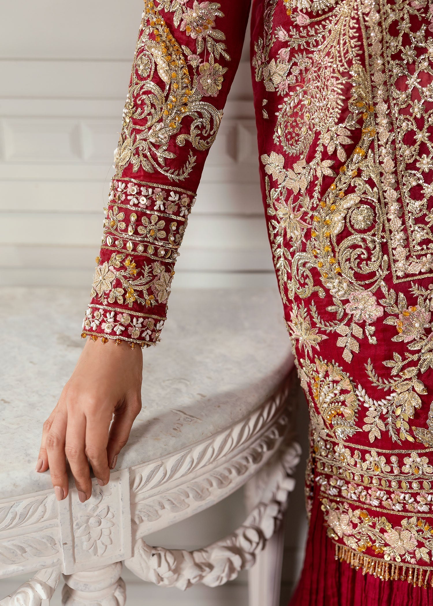 Crimson | A Beautiful Chaos Wedding Collection | Artisan Story - Libasekhas