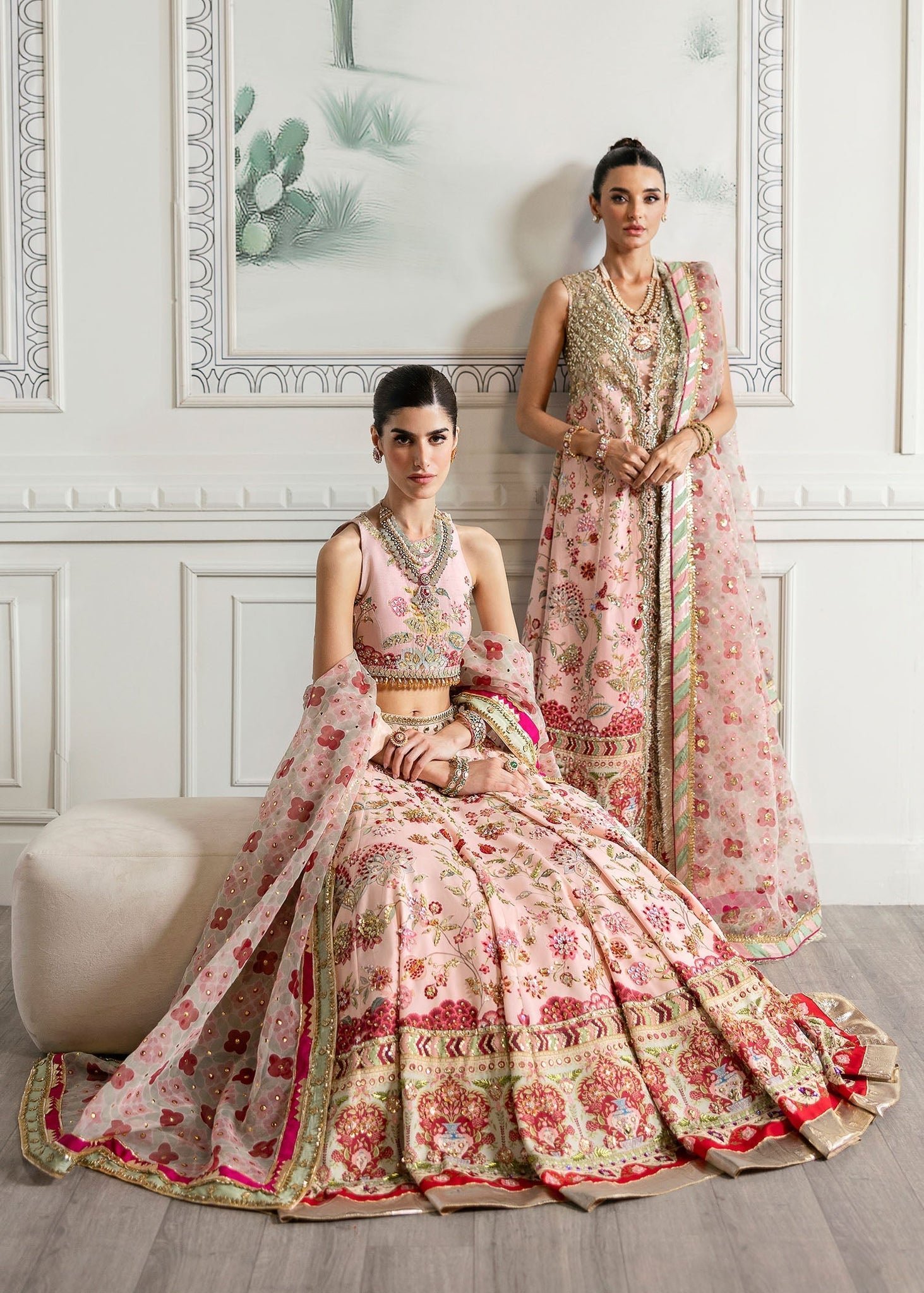 Crimson | A Beautiful Chaos Wedding Collection | Crystal Chinoiserie - Libasekhas