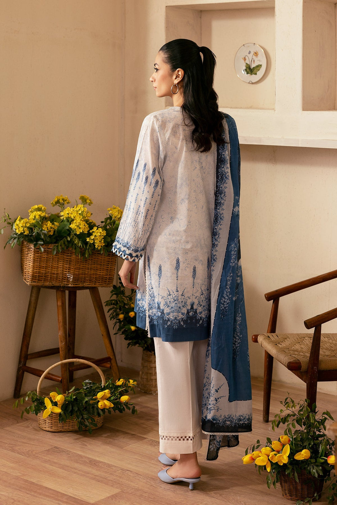 Sahar | Selene 25 | Sapphire Petal - by - Libasekhas UK - Registered Vendor of : Sahar - 100% Original Designer Dresss