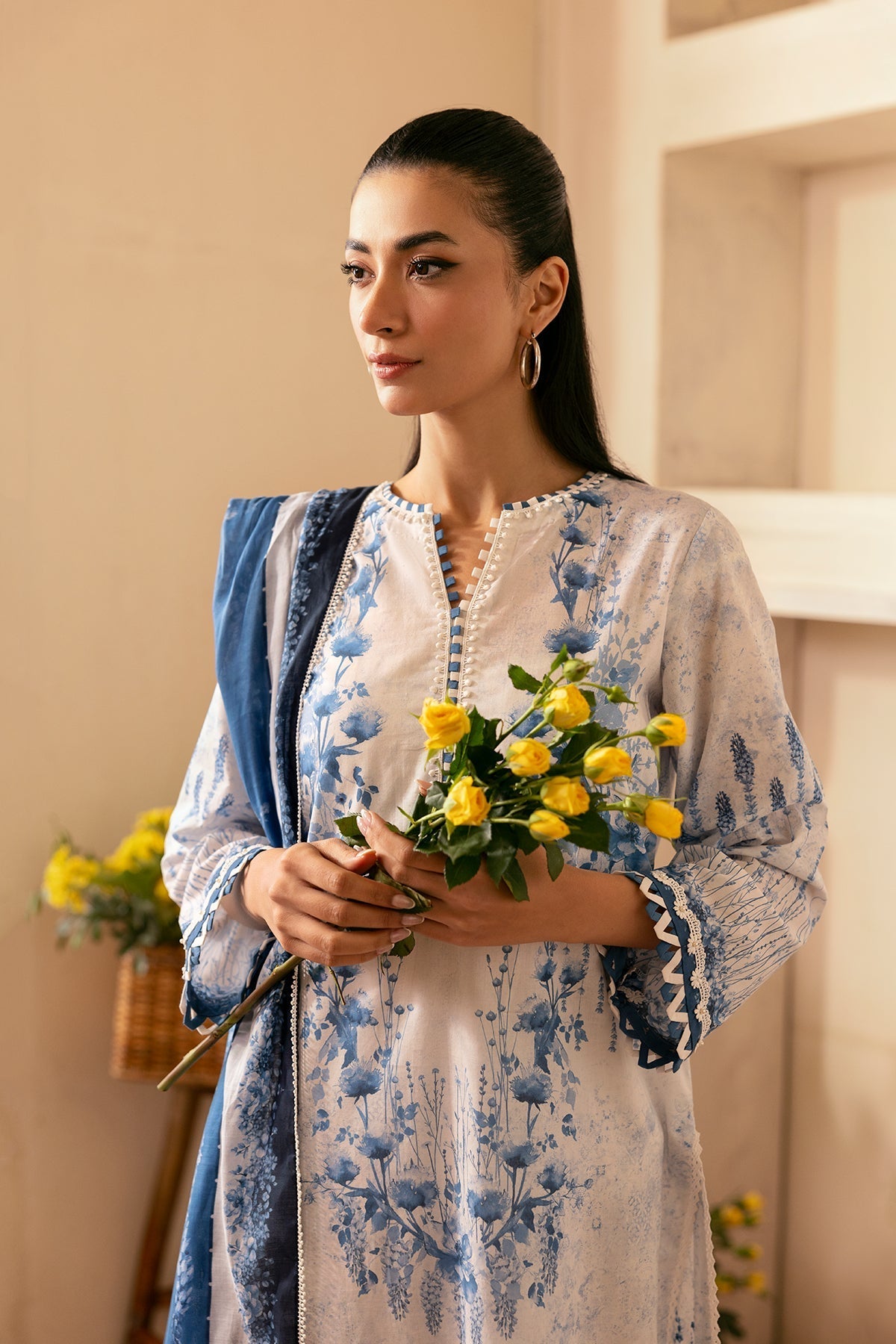 Sahar | Selene 25 | Sapphire Petal - by - Libasekhas UK - Registered Vendor of : Sahar - 100% Original Designer Dresss