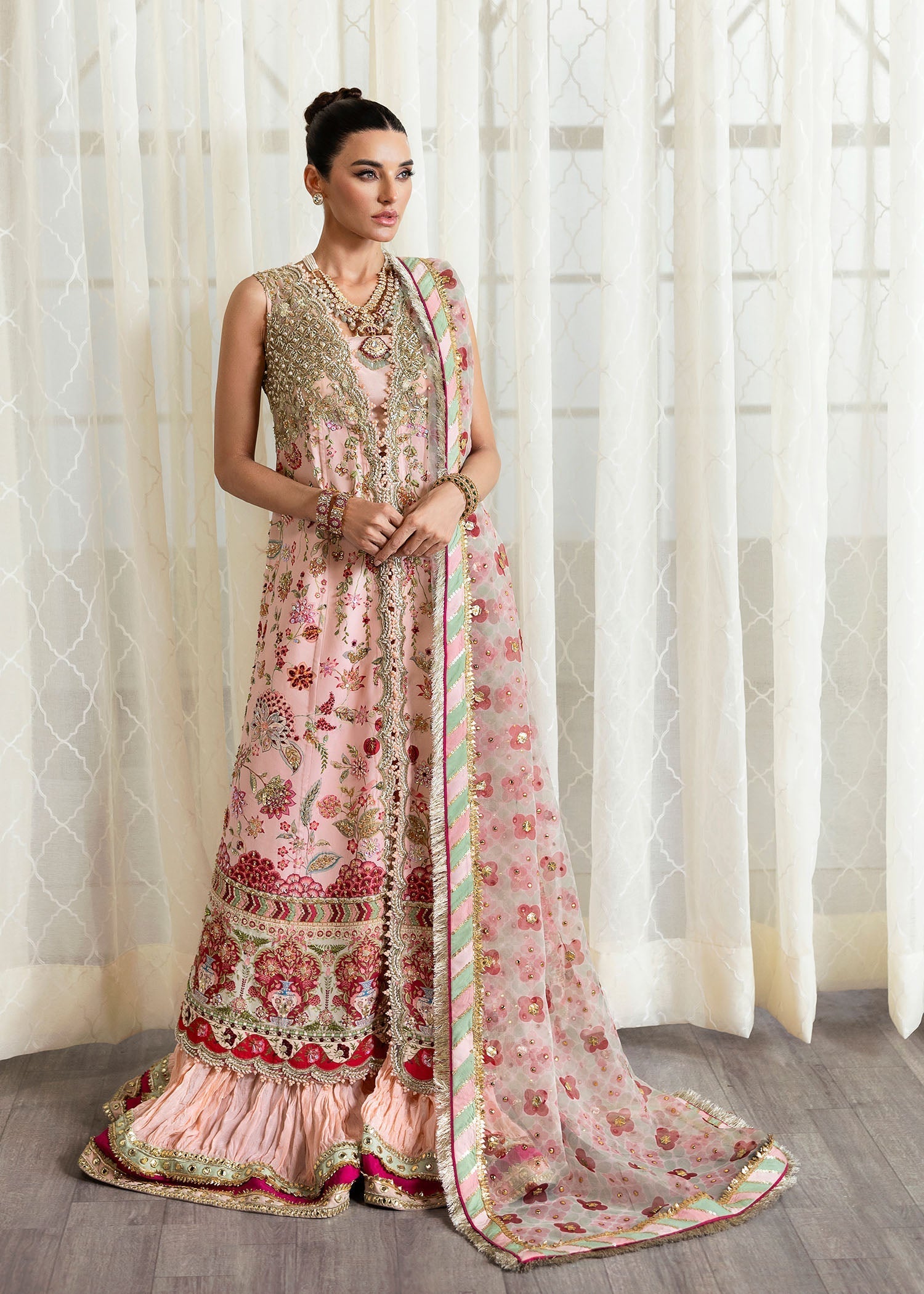 Crimson | A Beautiful Chaos Wedding Collection | Crystal Chinoiserie - Libasekhas