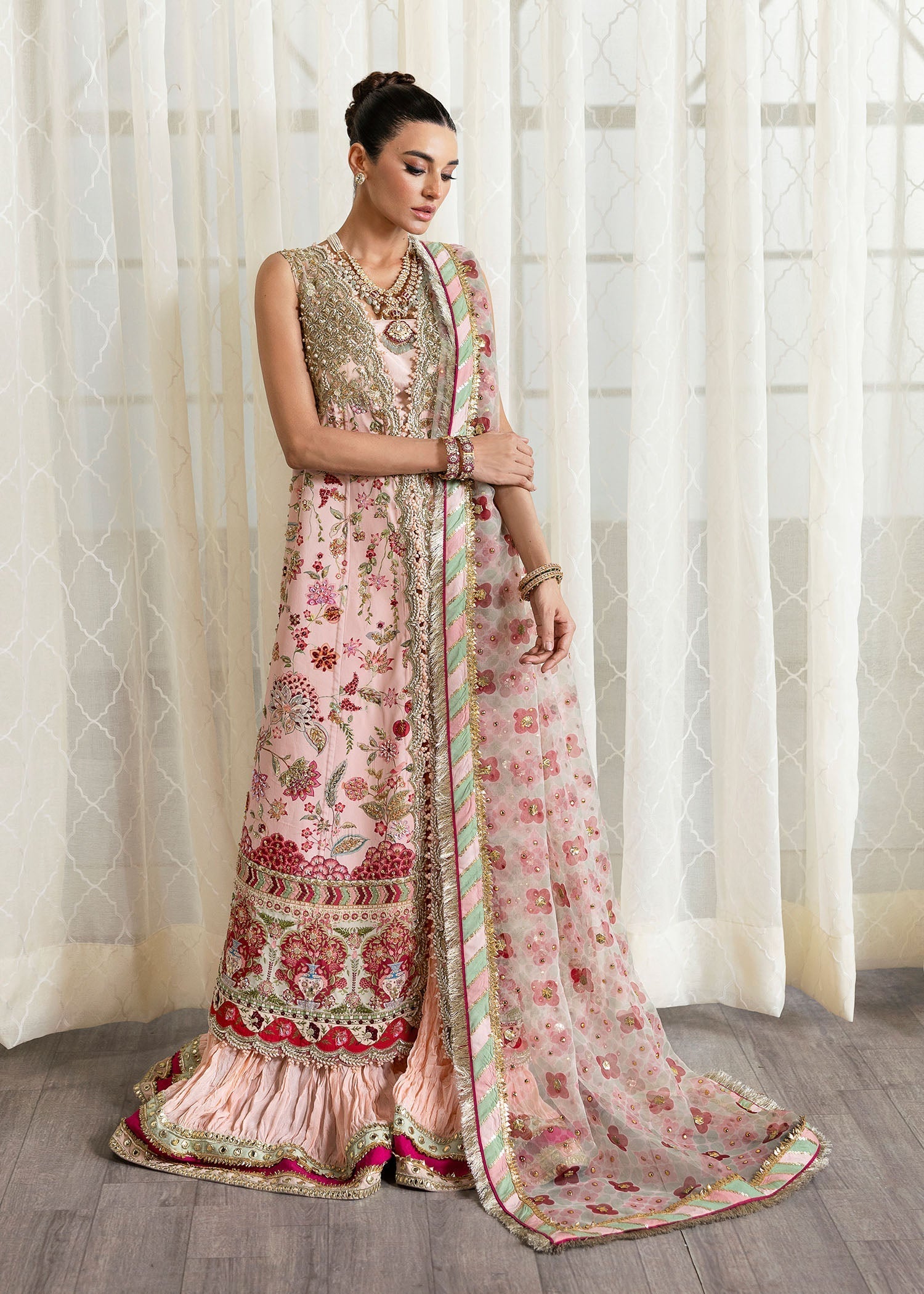 Crimson | A Beautiful Chaos Wedding Collection | Crystal Chinoiserie - Libasekhas