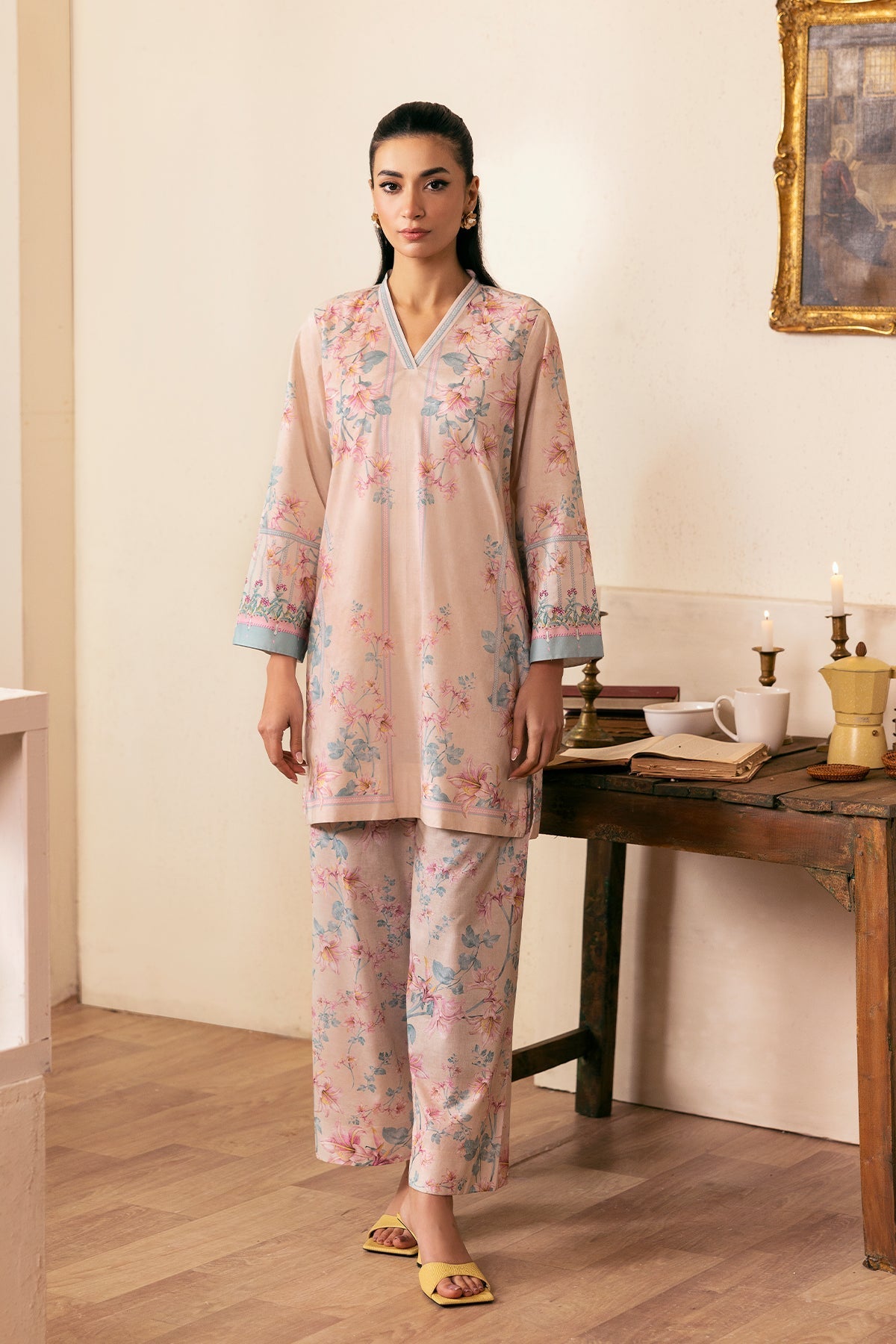 Sahar | Selene 25 | Ivory Blossom - by - Libasekhas UK - Registered Vendor of : Sahar - 100% Original Designer Dresss