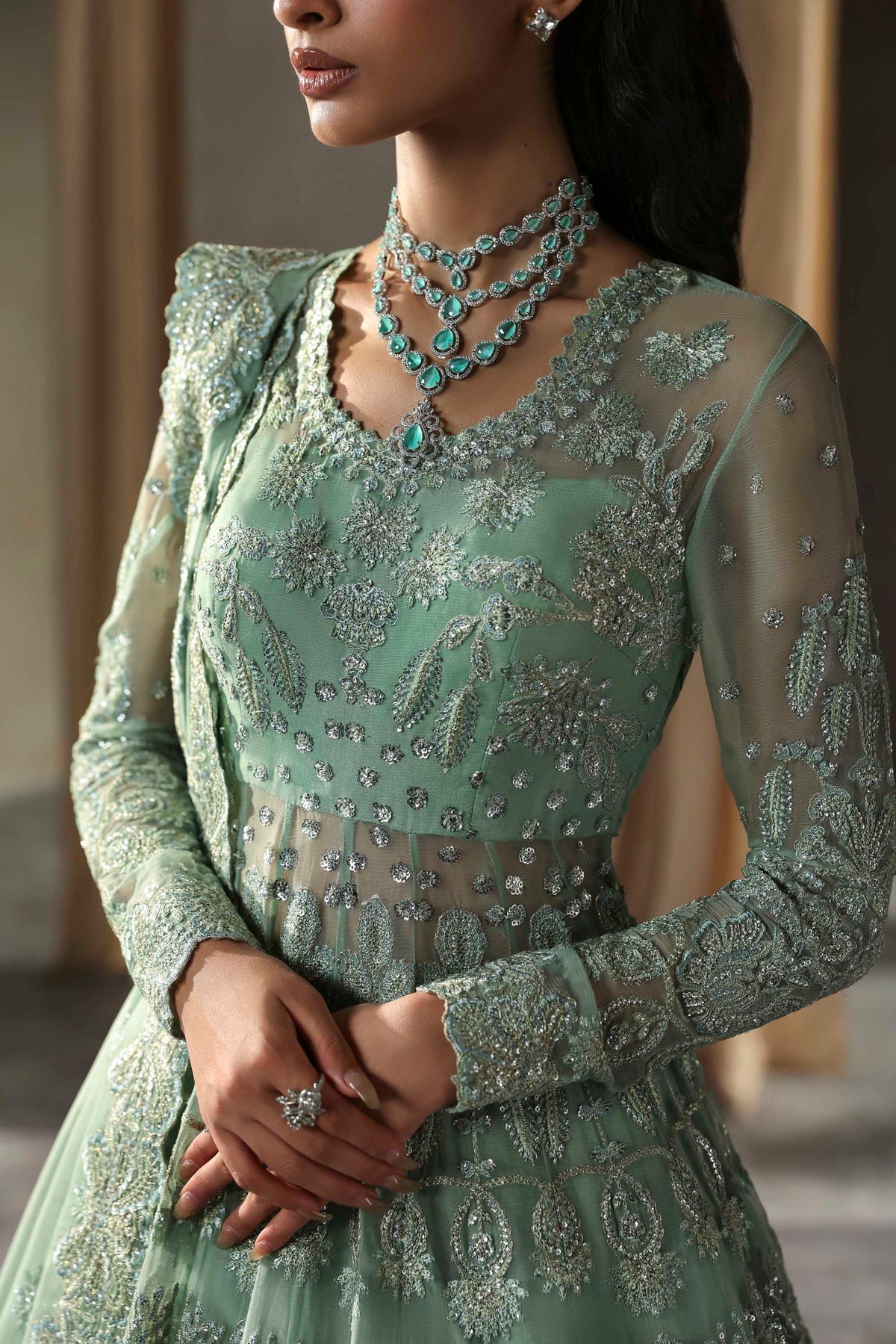Akbar Aslam | Meeras Luxury Chiffon 25 | Hayal - by Libasekhas UK - Registered Vendor of : Akbar Aslam - 100% Original Designer Dress