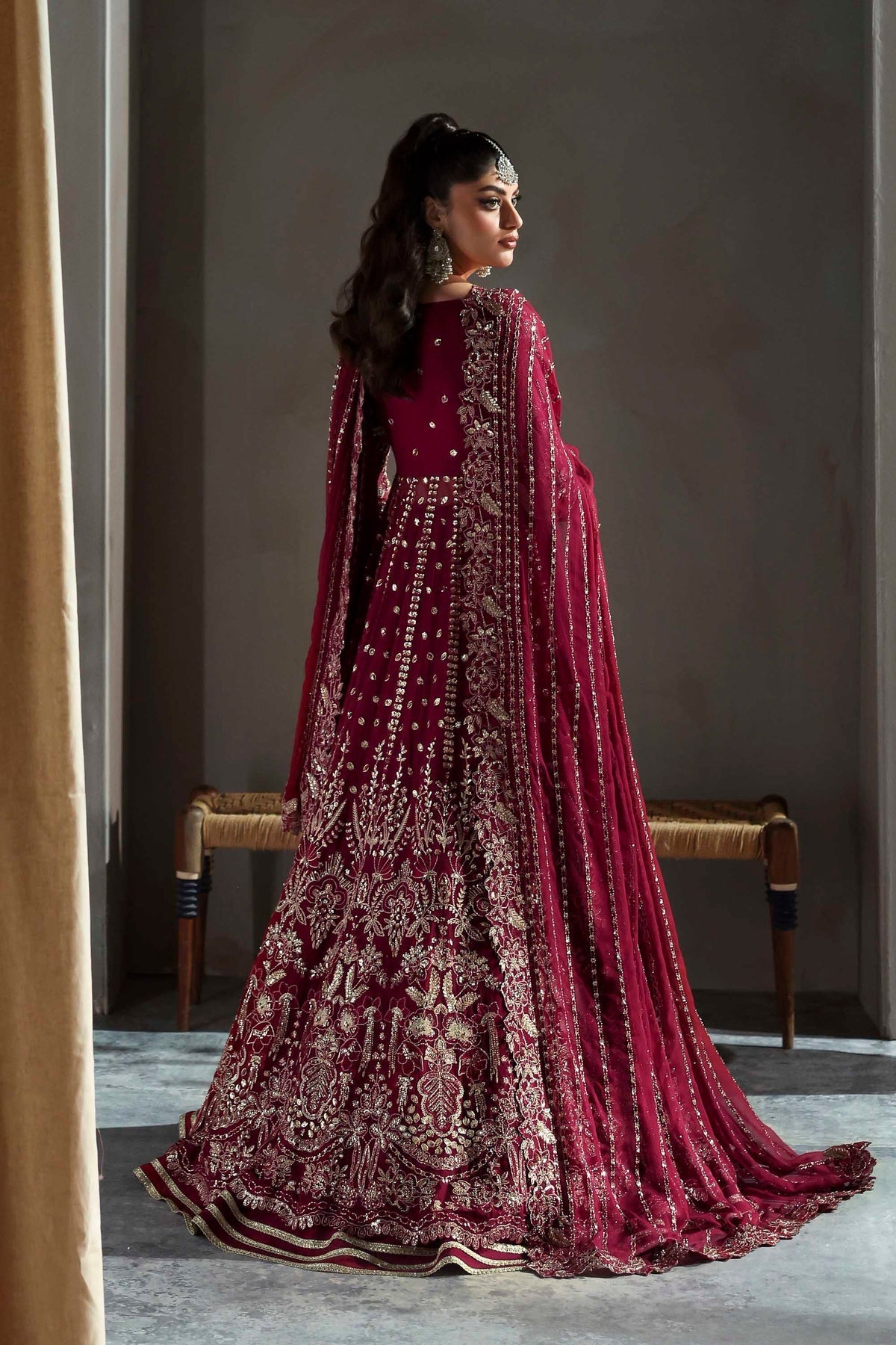 Akbar Aslam | Meeras Luxury Chiffon 25 | Mahroze - by Libasekhas UK - Registered Vendor of : Akbar Aslam - 100% Original Designer Dress