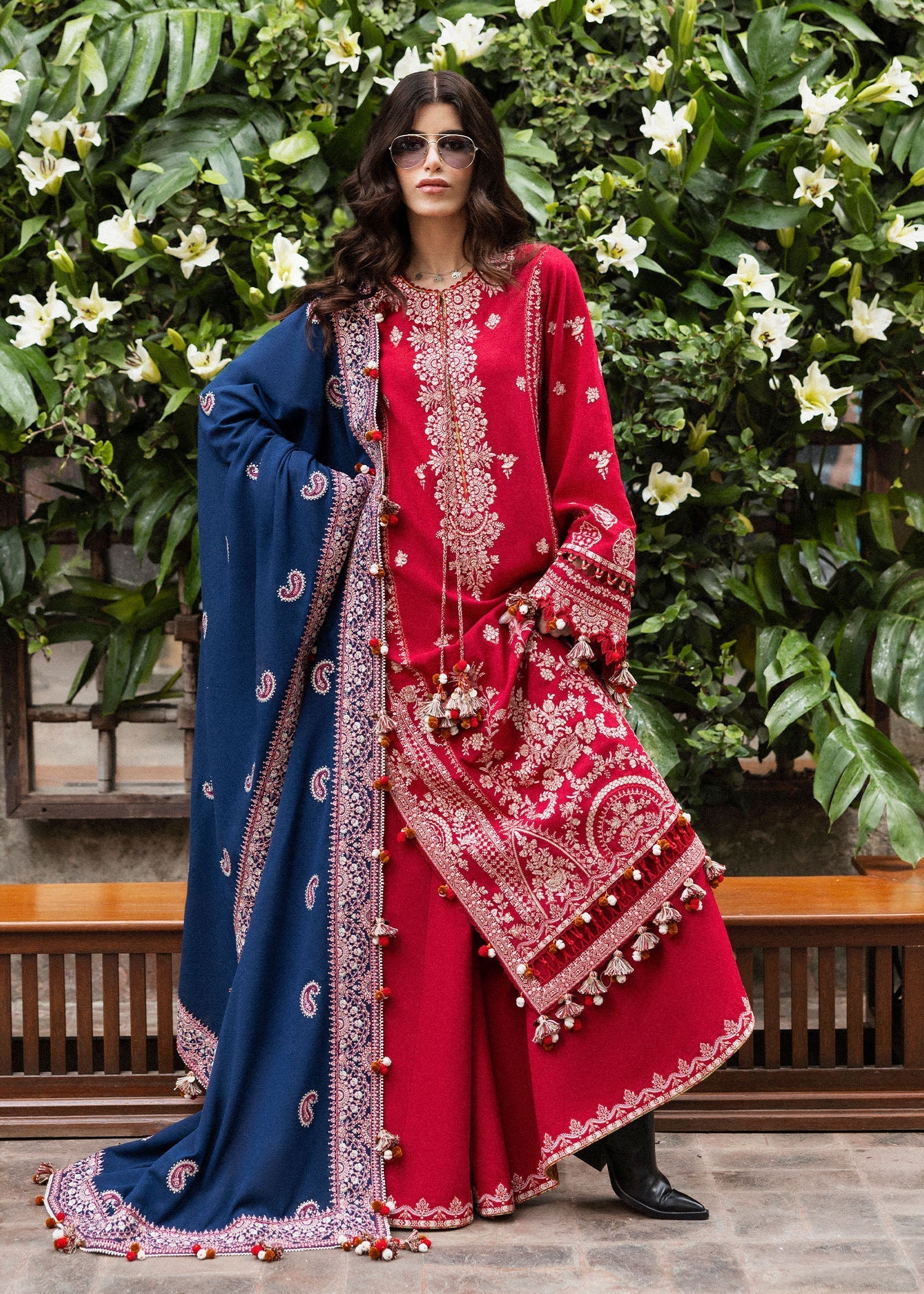 Hussain Rehar | Karandi Winter 24 | Aman - by - Libasekhas UK - Registered Vendor of : Hussain Rehar - 100% Original Designer Dresss