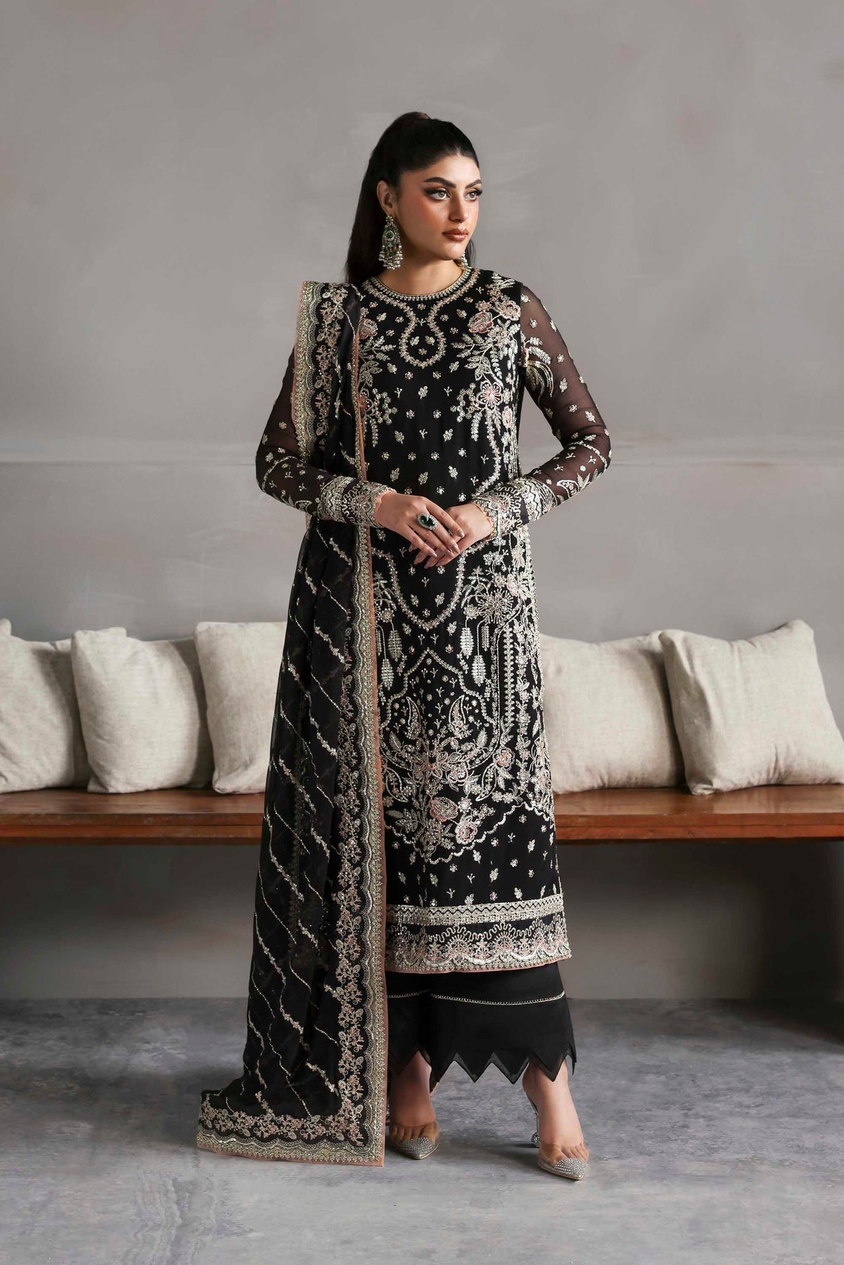 Akbar Aslam | Meeras Luxury Chiffon 25 | Zehmaya - by Libasekhas UK - Registered Vendor of : Akbar Aslam - 100% Original Designer Dress