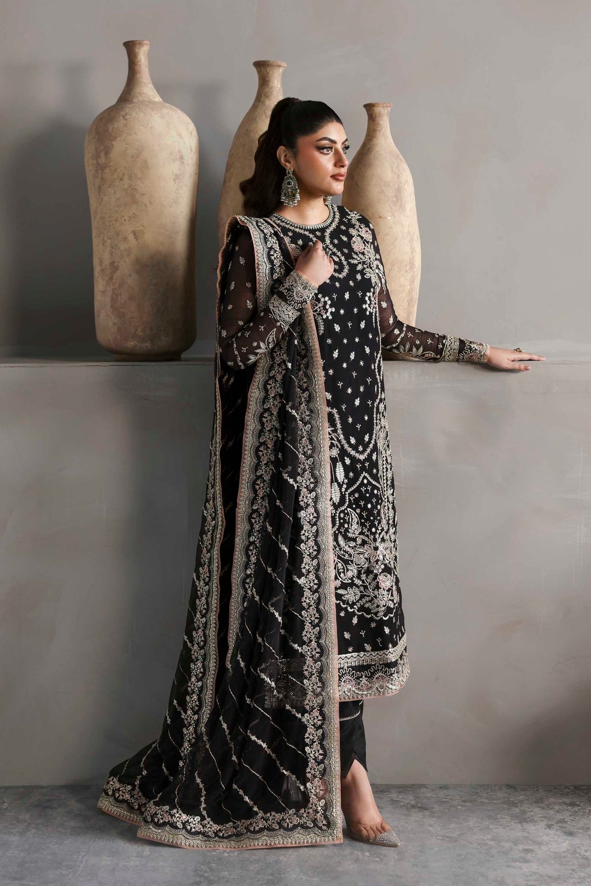 Akbar Aslam | Meeras Luxury Chiffon 25 | Zehmaya - by Libasekhas UK - Registered Vendor of : Akbar Aslam - 100% Original Designer Dress