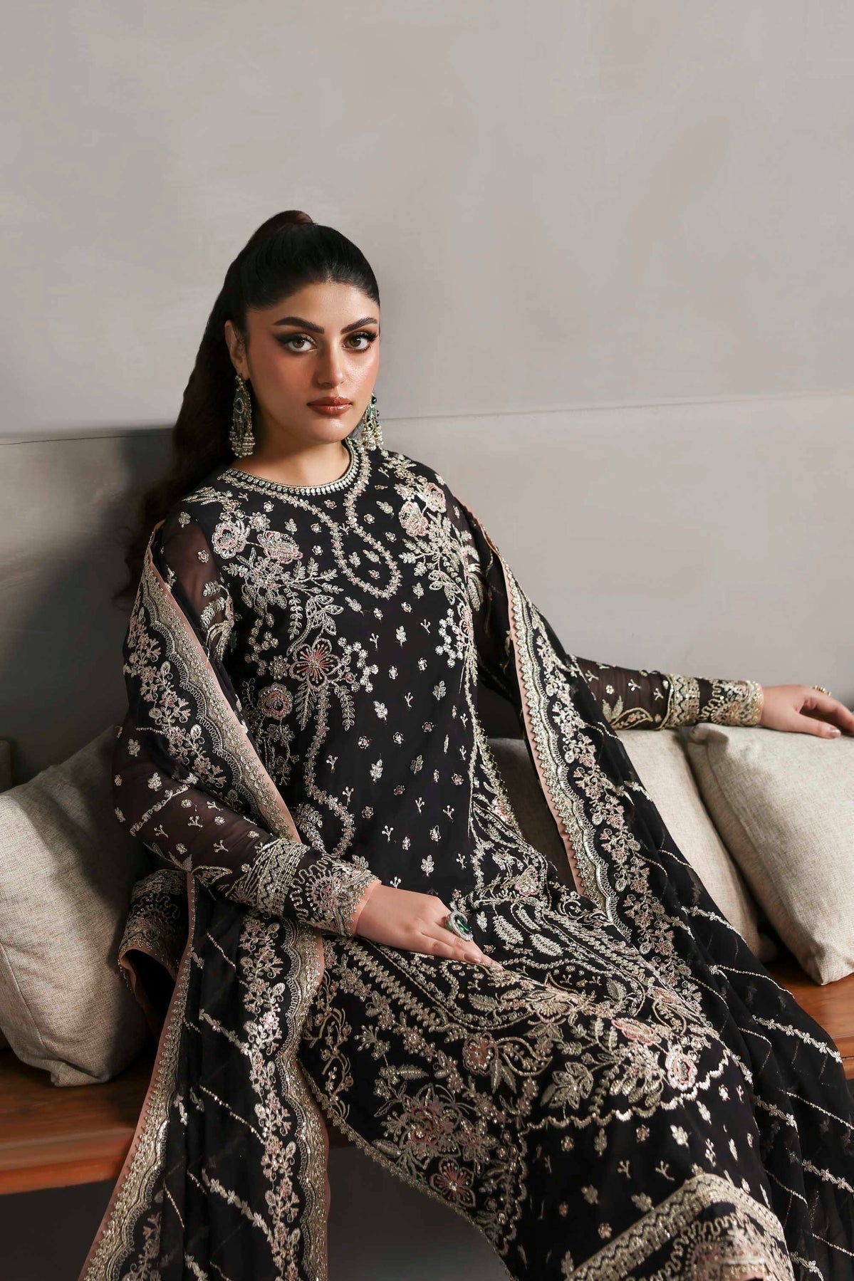 Akbar Aslam | Meeras Luxury Chiffon 25 | Zehmaya - by Libasekhas UK - Registered Vendor of : Akbar Aslam - 100% Original Designer Dress