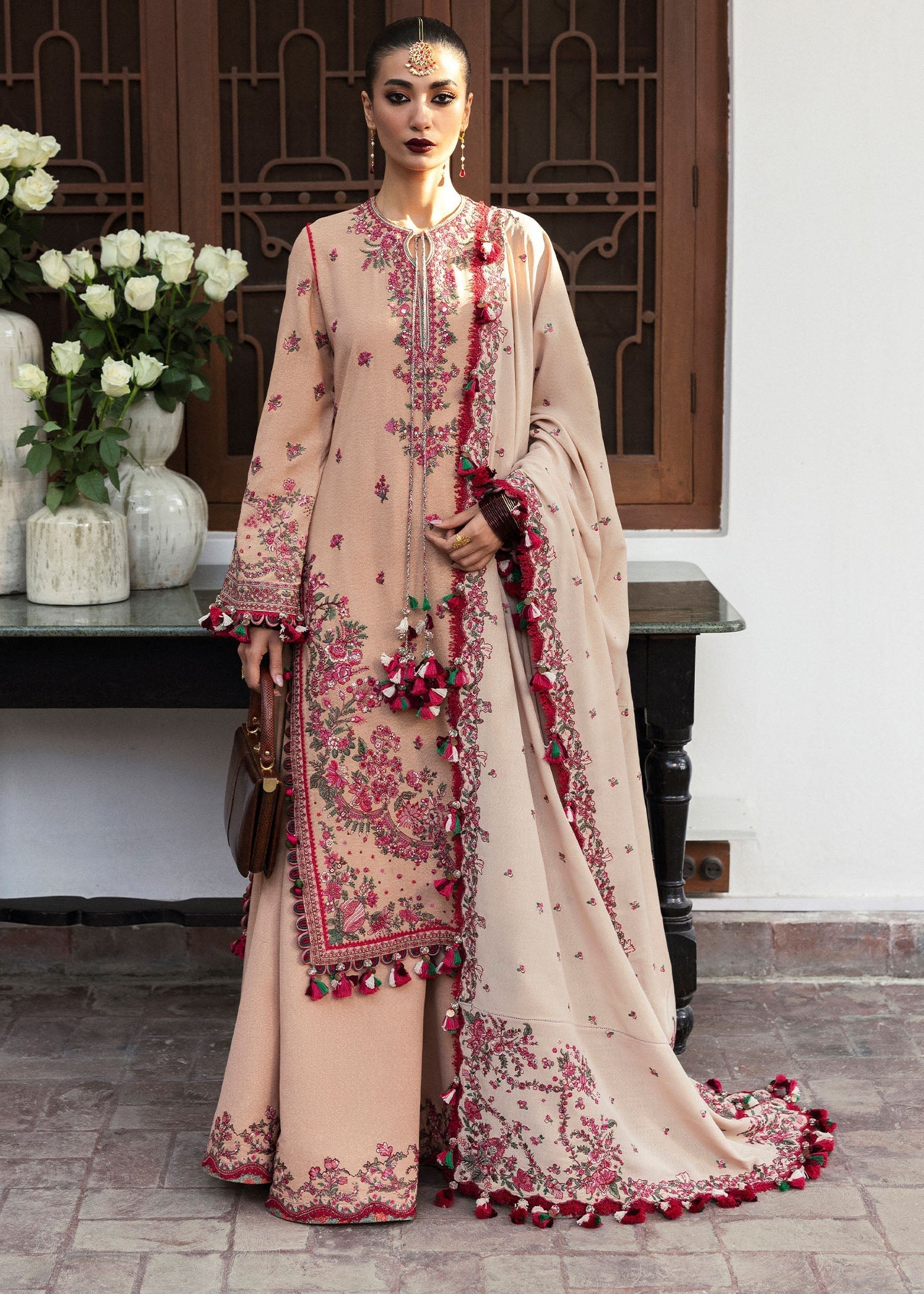 Hussain Rehar | Karandi Winter 24 | Lali - by - Libasekhas UK - Registered Vendor of : Hussain Rehar - 100% Original Designer Dresss