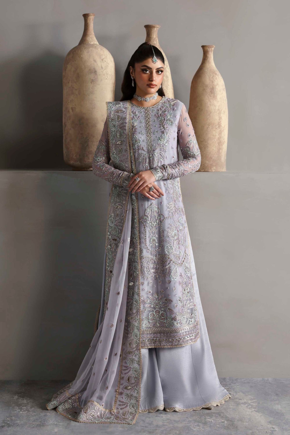 Akbar Aslam | Meeras Luxury Chiffon 25 | Emeraya - by Libasekhas UK - Registered Vendor of : Akbar Aslam - 100% Original Designer Dress