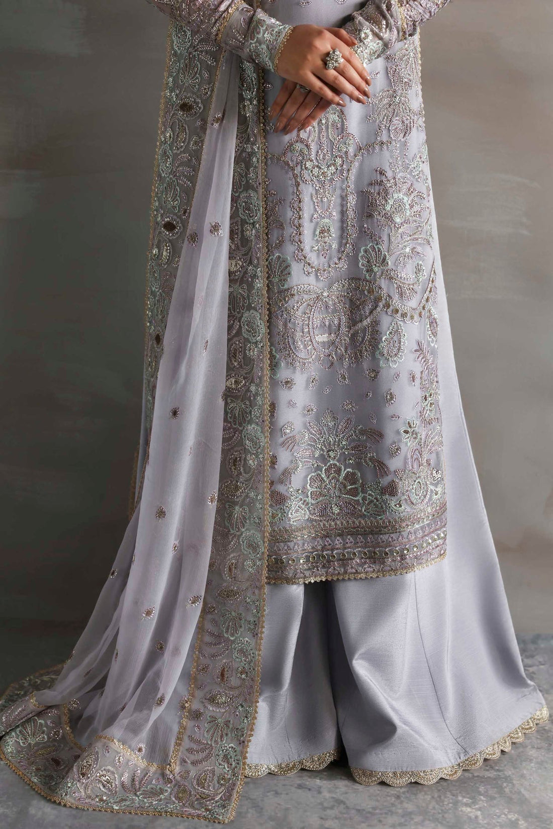 Akbar Aslam | Meeras Luxury Chiffon 25 | Emeraya - by Libasekhas UK - Registered Vendor of : Akbar Aslam - 100% Original Designer Dress