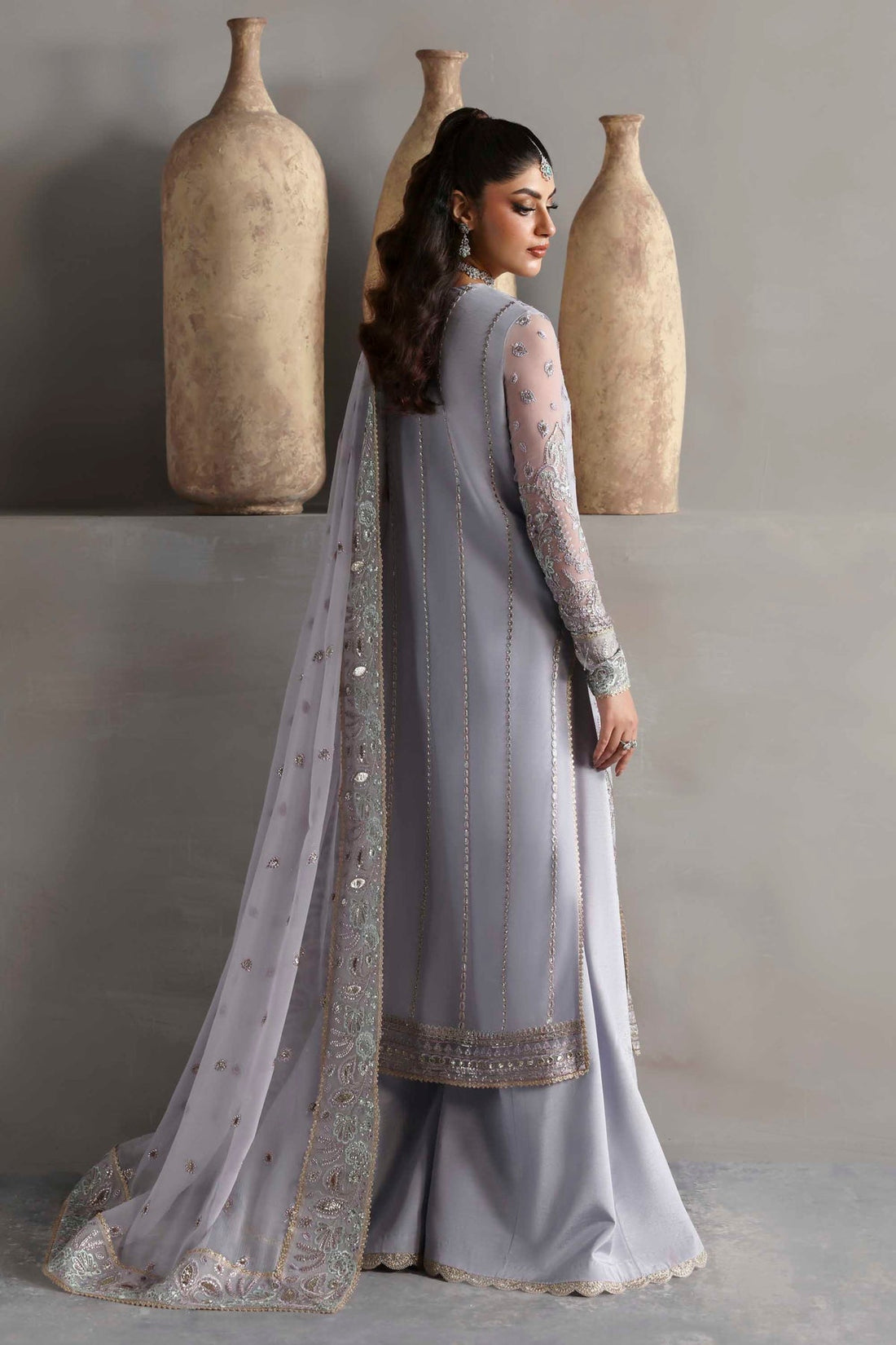 Akbar Aslam | Meeras Luxury Chiffon 25 | Emeraya - by Libasekhas UK - Registered Vendor of : Akbar Aslam - 100% Original Designer Dress