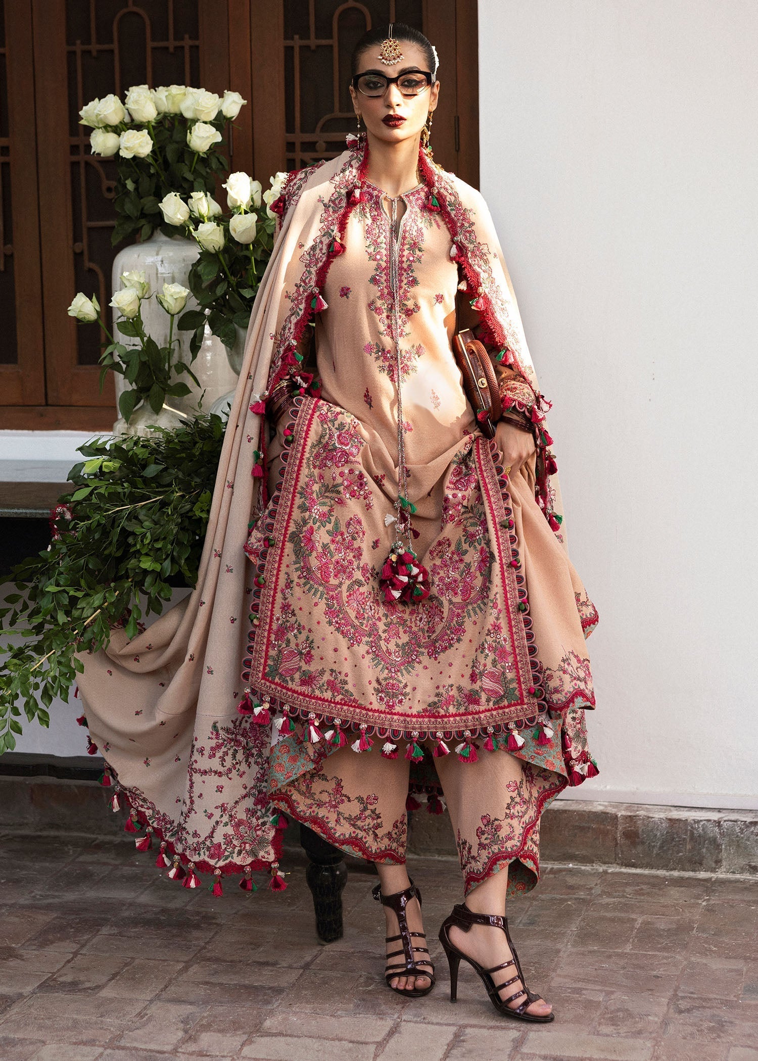 Hussain Rehar | Karandi Winter 24 | Lali - by - Libasekhas UK - Registered Vendor of : Hussain Rehar - 100% Original Designer Dresss