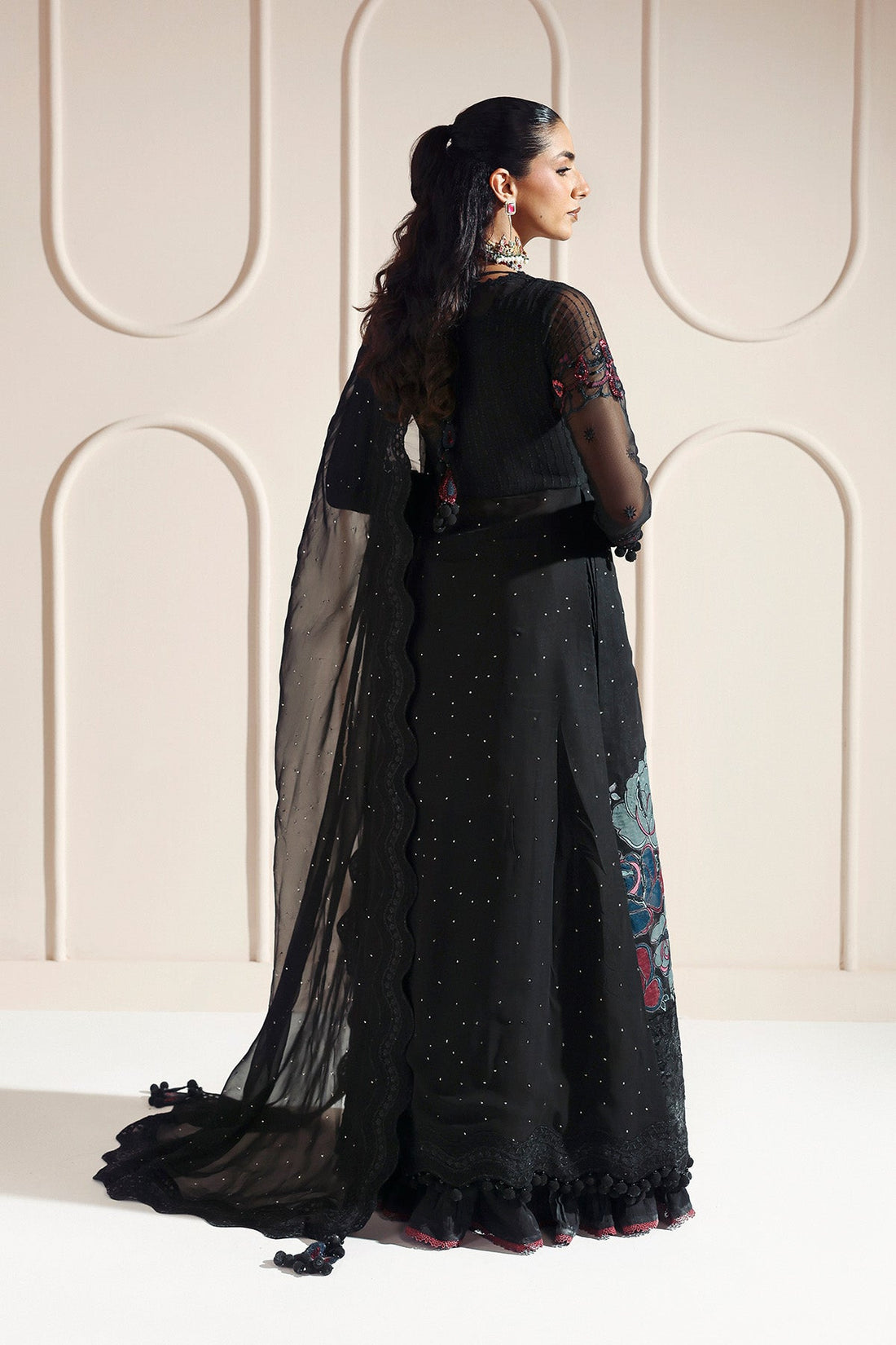 Alizeh | Aymal Luxury Bamber Chiffon | MEERAB - by Libasekhas UK - Registered Vendor of : Alizeh - 100% Original Designer Dress