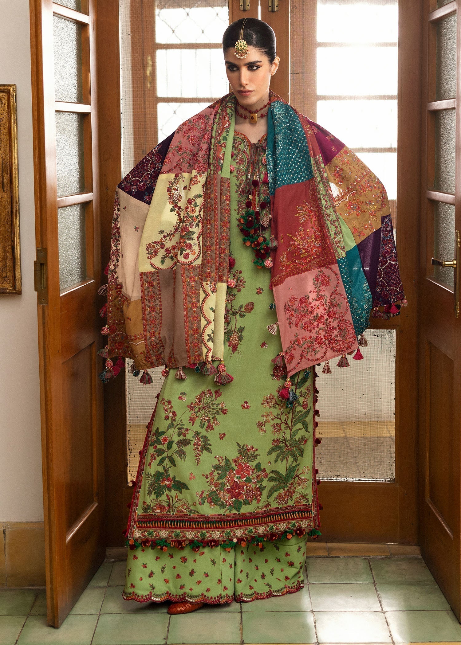 Hussain Rehar | Karandi Winter 24 | Mosy - by - Libasekhas UK - Registered Vendor of : Hussain Rehar - 100% Original Designer Dresss