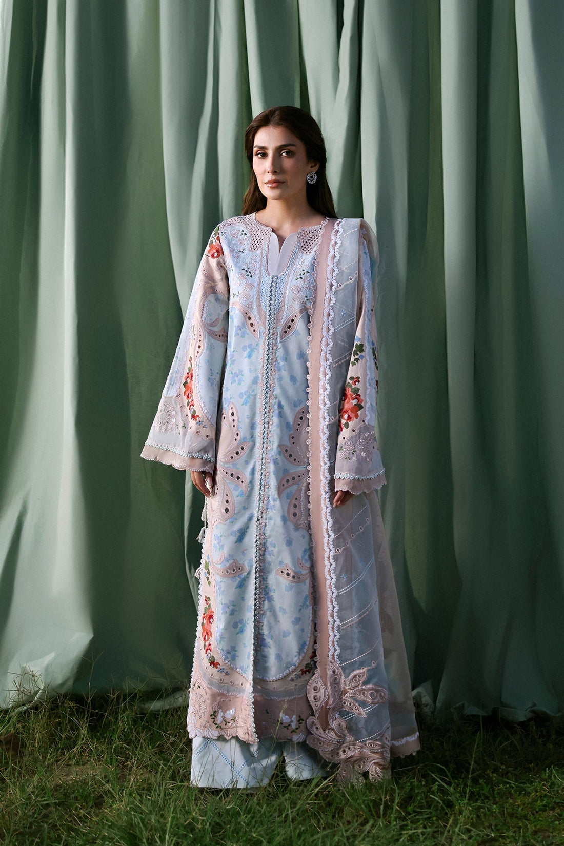 Afrozeh | A Lawn 26 | EIRENE - by Libasekhas UK - Registered Vendor of : Afrozeh - 100% Original Designer Dress