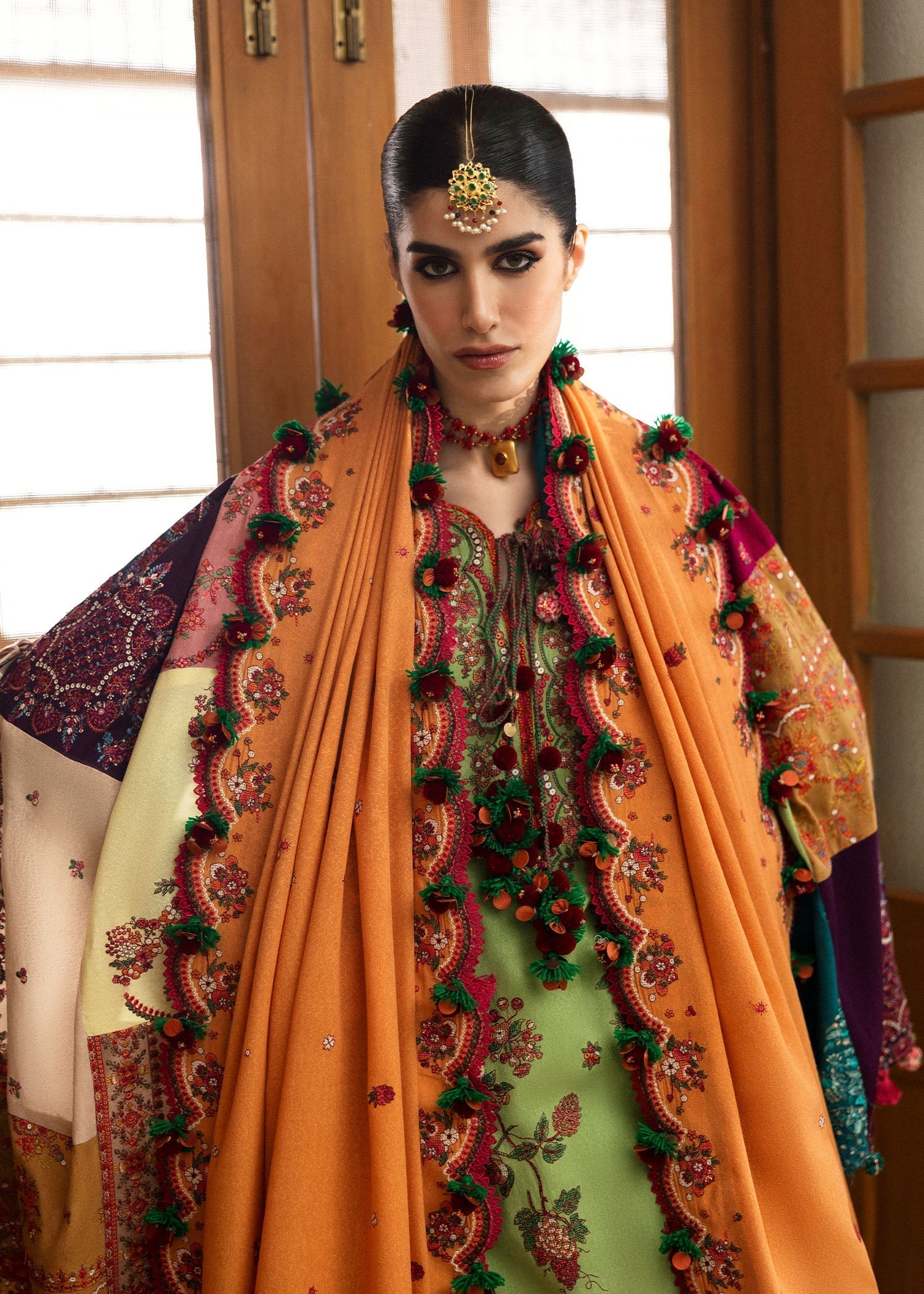 Hussain Rehar | Karandi Winter 24 | Mosy - by - Libasekhas UK - Registered Vendor of : Hussain Rehar - 100% Original Designer Dresss