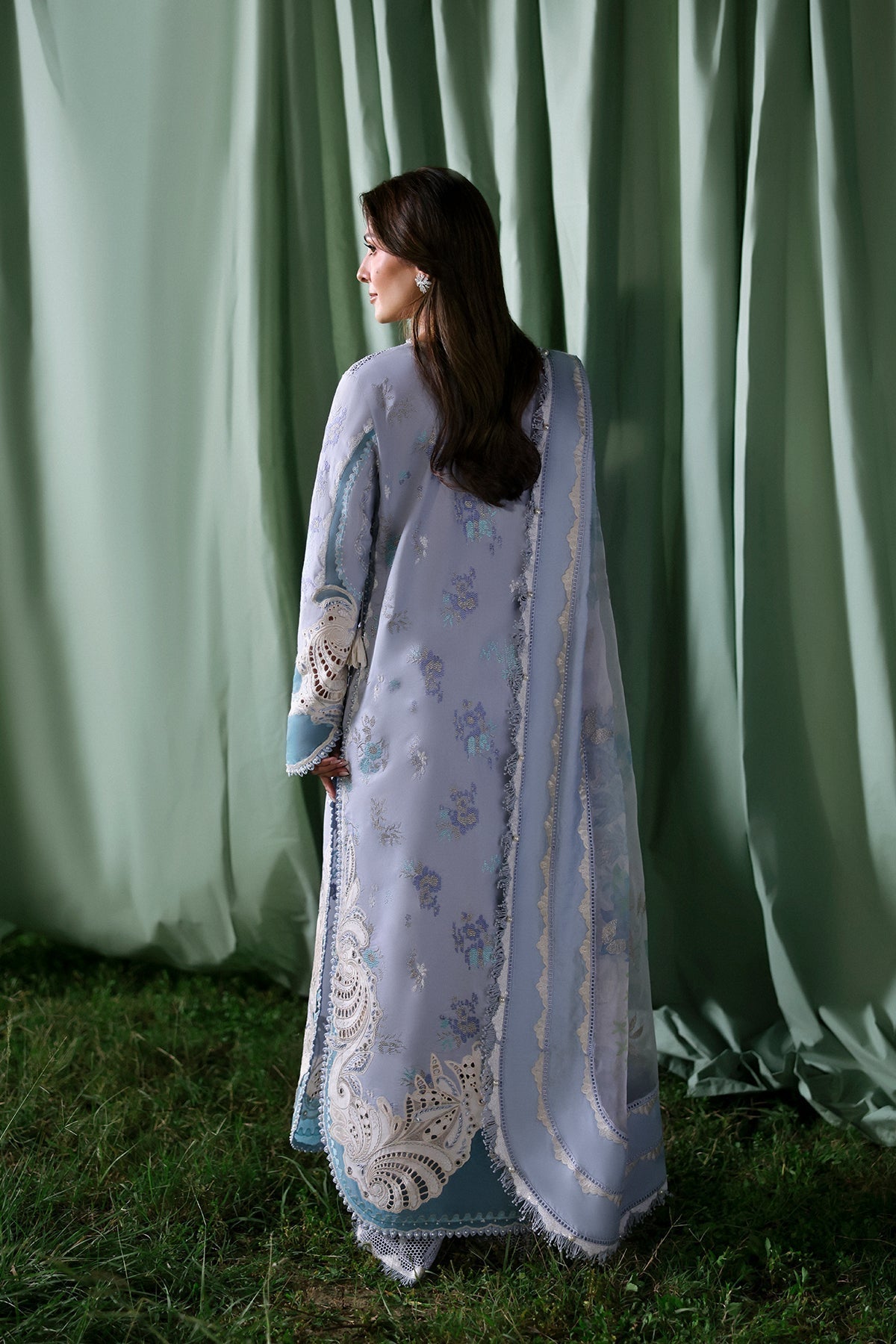 Afrozeh | A Lawn 26 | CHLORIS - by Libasekhas UK - Registered Vendor of : Afrozeh - 100% Original Designer Dress