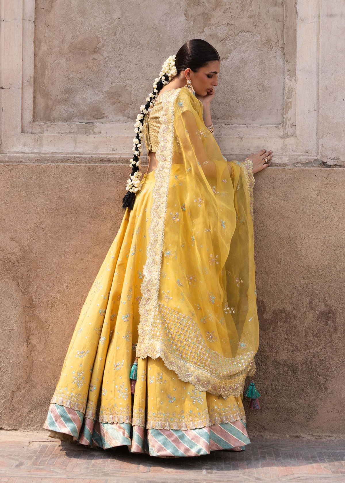 Sadaf Fawad Khan | Zeenat Formals 26 | Noor-e-Zard - by Libasekhas UK - Registered Vendor of : Sadaf Fawad Khan - 100% Original Designer Dress