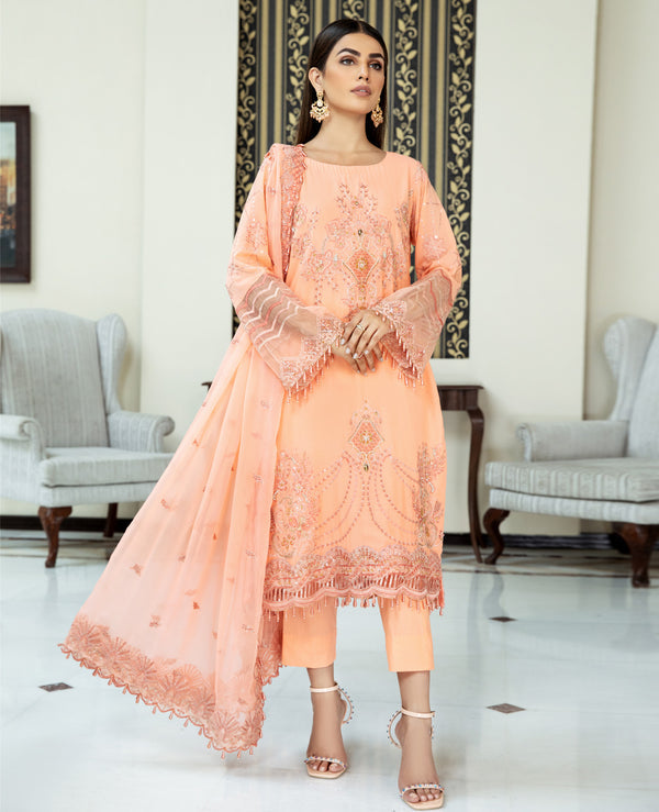 House of Nawab | Lawn Collection 24 | DANEEN - by - Libasekhas UK - Registered Vendor of : House of Nawab - 100% Original Designer Dresss