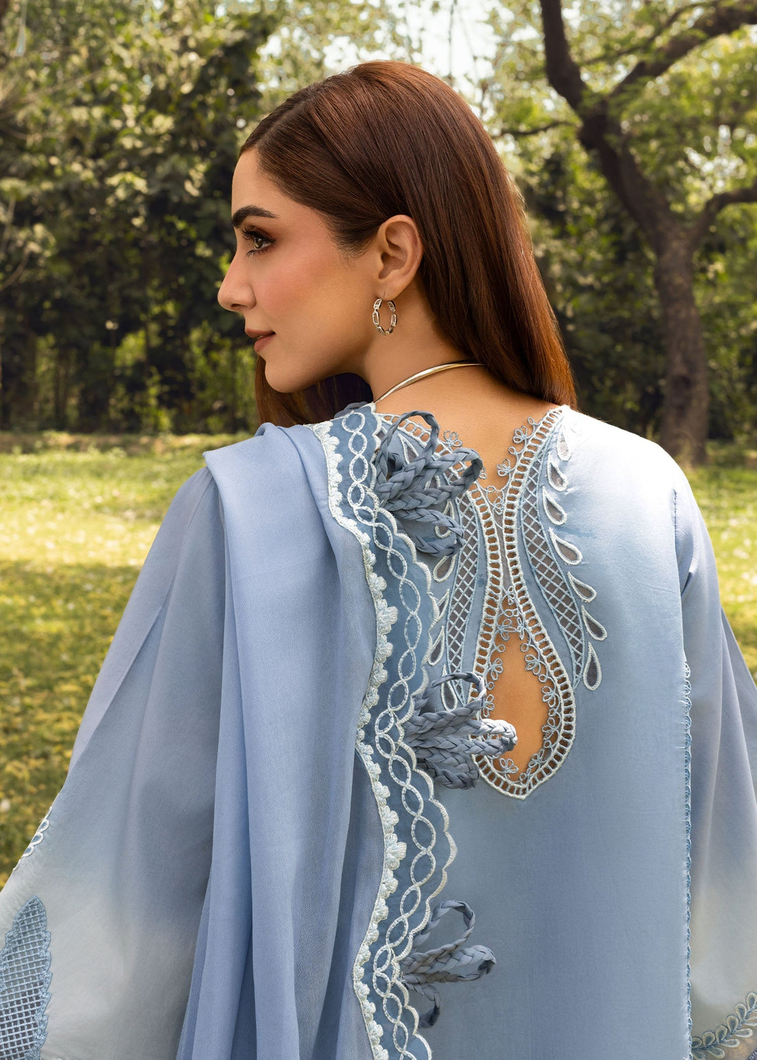 Crimson | Tasawar 25 | ALL THINGS OMBRE - D1 A - by - Libasekhas UK - Registered Vendor of : Crimson - 100% Original Designer Dresss