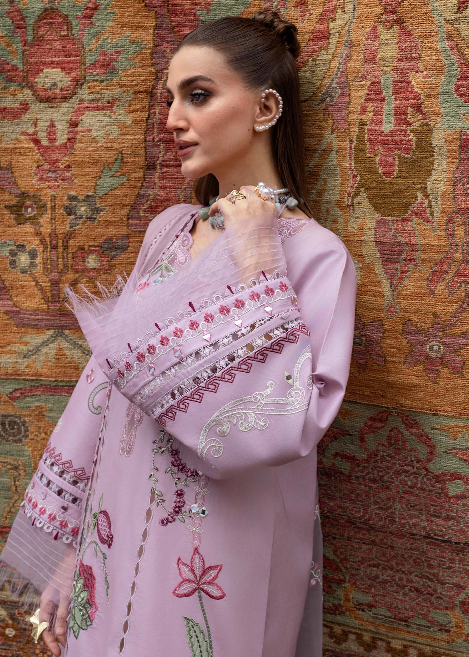 Crimson | Tasawar 25 | MIRROR GARDEN - D3B - by - Libasekhas UK - Registered Vendor of : Crimson - 100% Original Designer Dresss