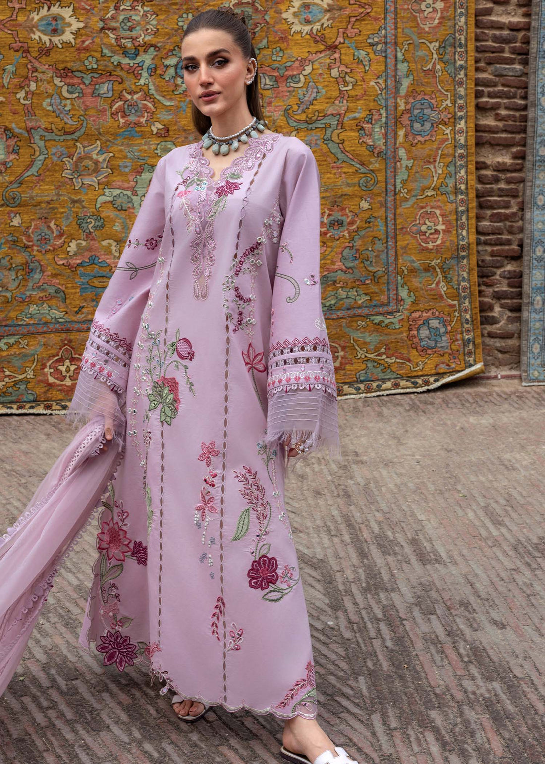 Crimson | Tasawar 25 | MIRROR GARDEN - D3B - by - Libasekhas UK - Registered Vendor of : Crimson - 100% Original Designer Dresss