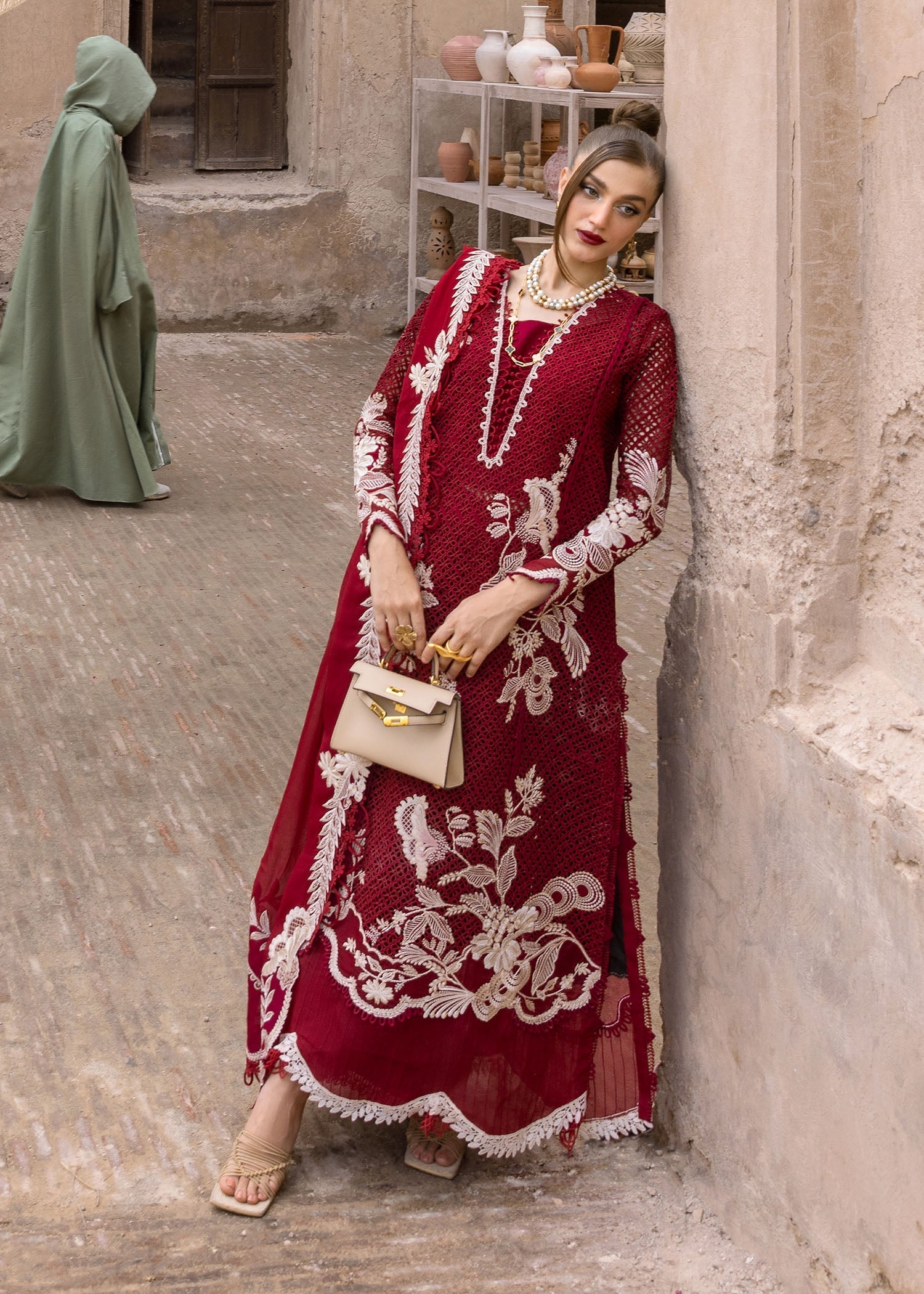Crimson | Tasawar 25 | ONE TRUE LOVE - D6A - by - Libasekhas UK - Registered Vendor of : Crimson - 100% Original Designer Dresss