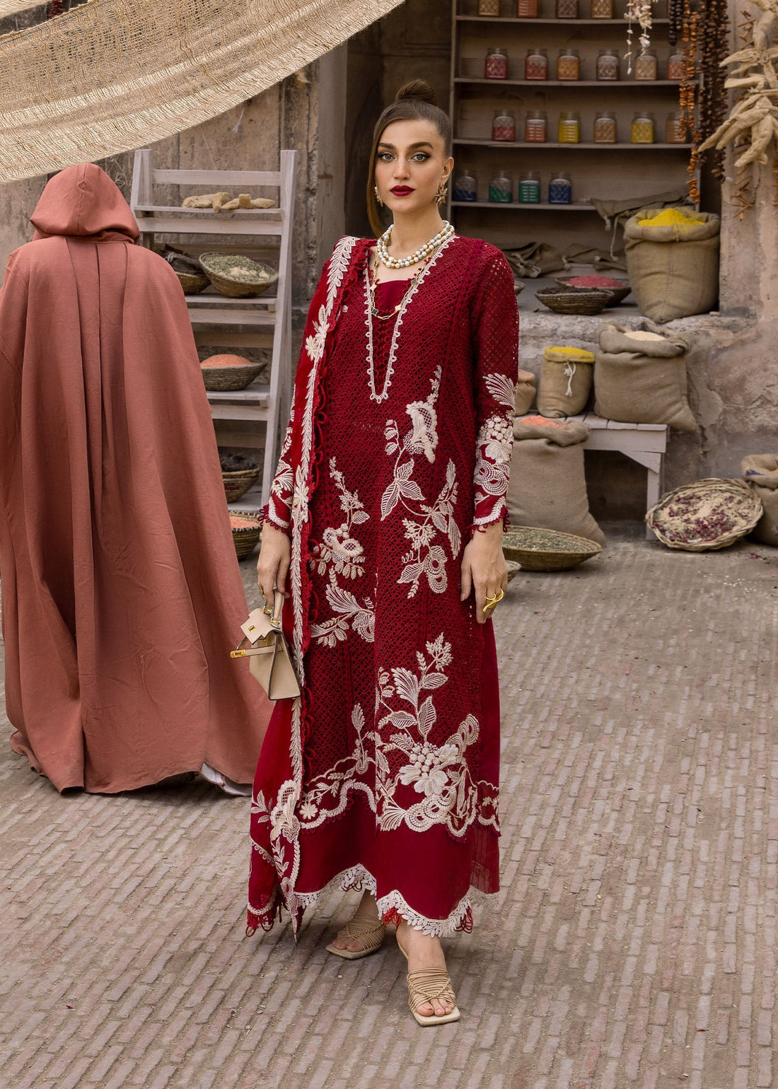 Crimson | Tasawar 25 | ONE TRUE LOVE - D6A - by - Libasekhas UK - Registered Vendor of : Crimson - 100% Original Designer Dresss