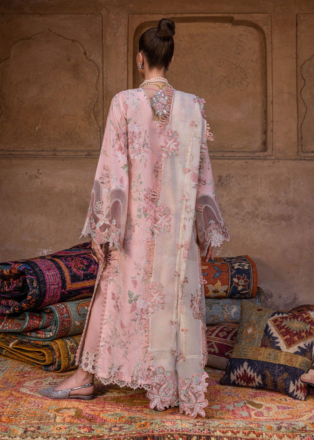 Crimson | Tasawar 25 | LAVENDER FALL - D5A - by - Libasekhas UK - Registered Vendor of : Crimson - 100% Original Designer Dresss