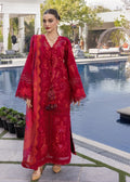 Crimson | flow lawn 26 | BEAUTY IN BLOOM - D3A - by Libasekhas UK - Registered Vendor of : Crimson - 100% Original Designer Dress