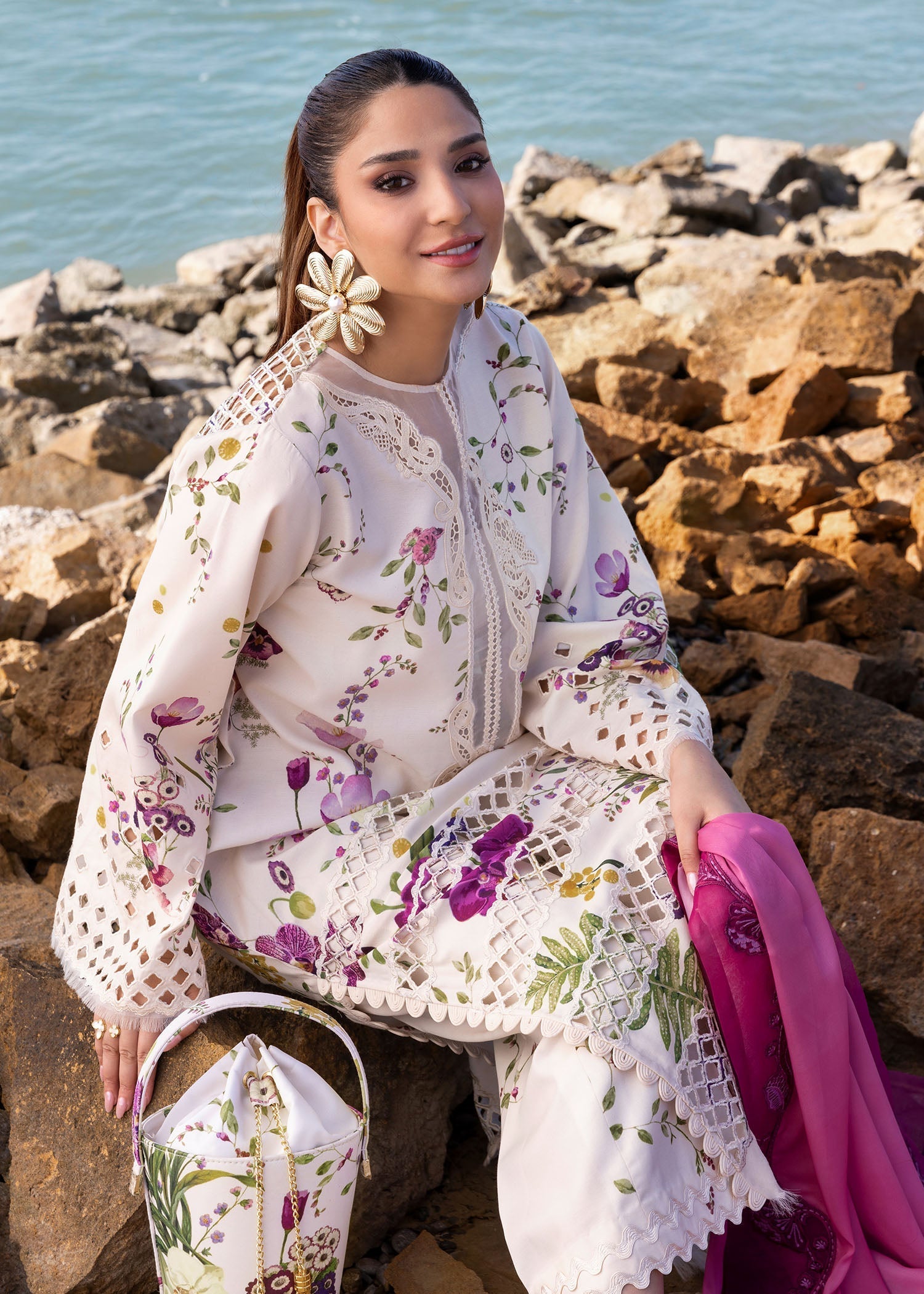 Crimson | Floe by Crimson | Bloom Bold - D4 A - Ladies Clothes -  Libasekhas