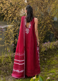 Crimson | flow lawn 26 | A HANDMADE TALE-D5A - by Libasekhas UK - Registered Vendor of : Crimson - 100% Original Designer Dress