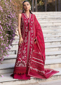 Crimson | flow lawn 26 | A HANDMADE TALE-D5A - by Libasekhas UK - Registered Vendor of : Crimson - 100% Original Designer Dress