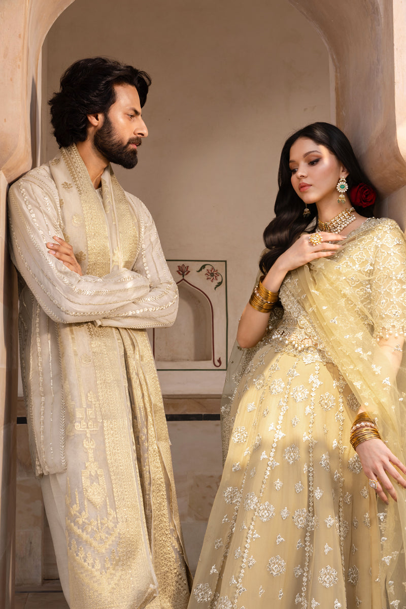 Rangrasiya | Chiffon Formals | Zaiena - by Libasekhas UK - Registered Vendor of : Rangrasiya - 100% Original Designer Dress